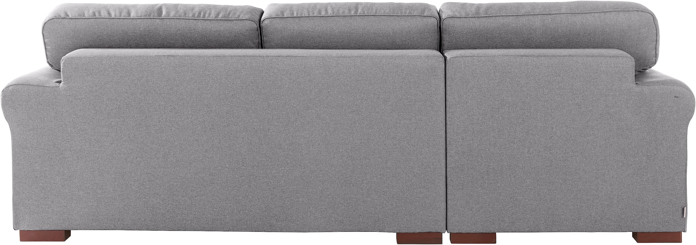 Home affaire Ecksofa »Broughton L-Form«, weicher Sitzkomfort, incl. 4 Zierkissen, Keder