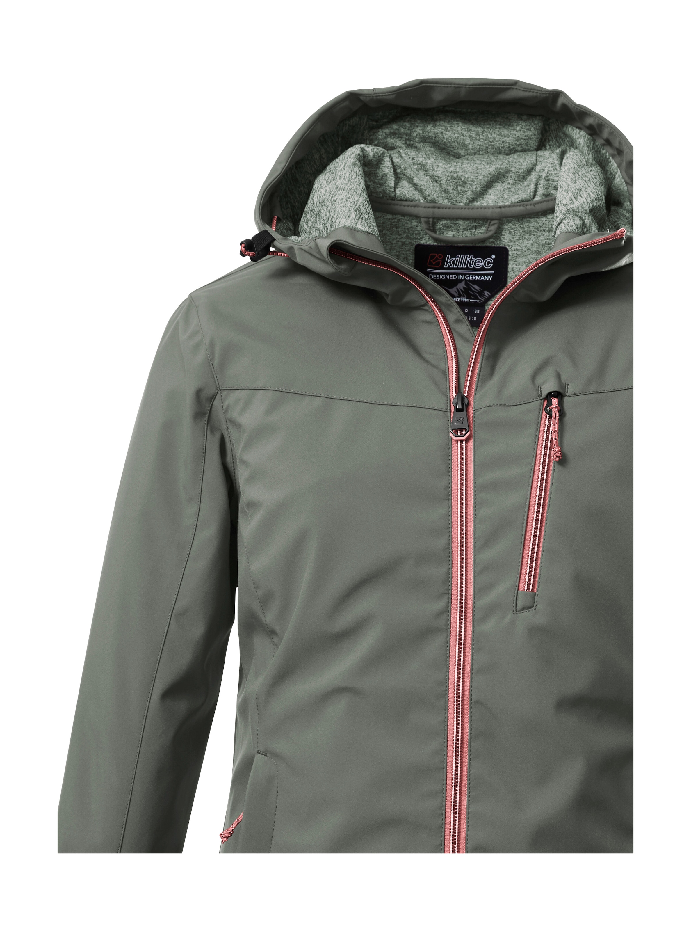 Killtec Softshelljacke »KOS 89 WMN SFTSHLL JCKT« Damen Softshelljacke: Wind-und wasserdicht, atmungsaktiv