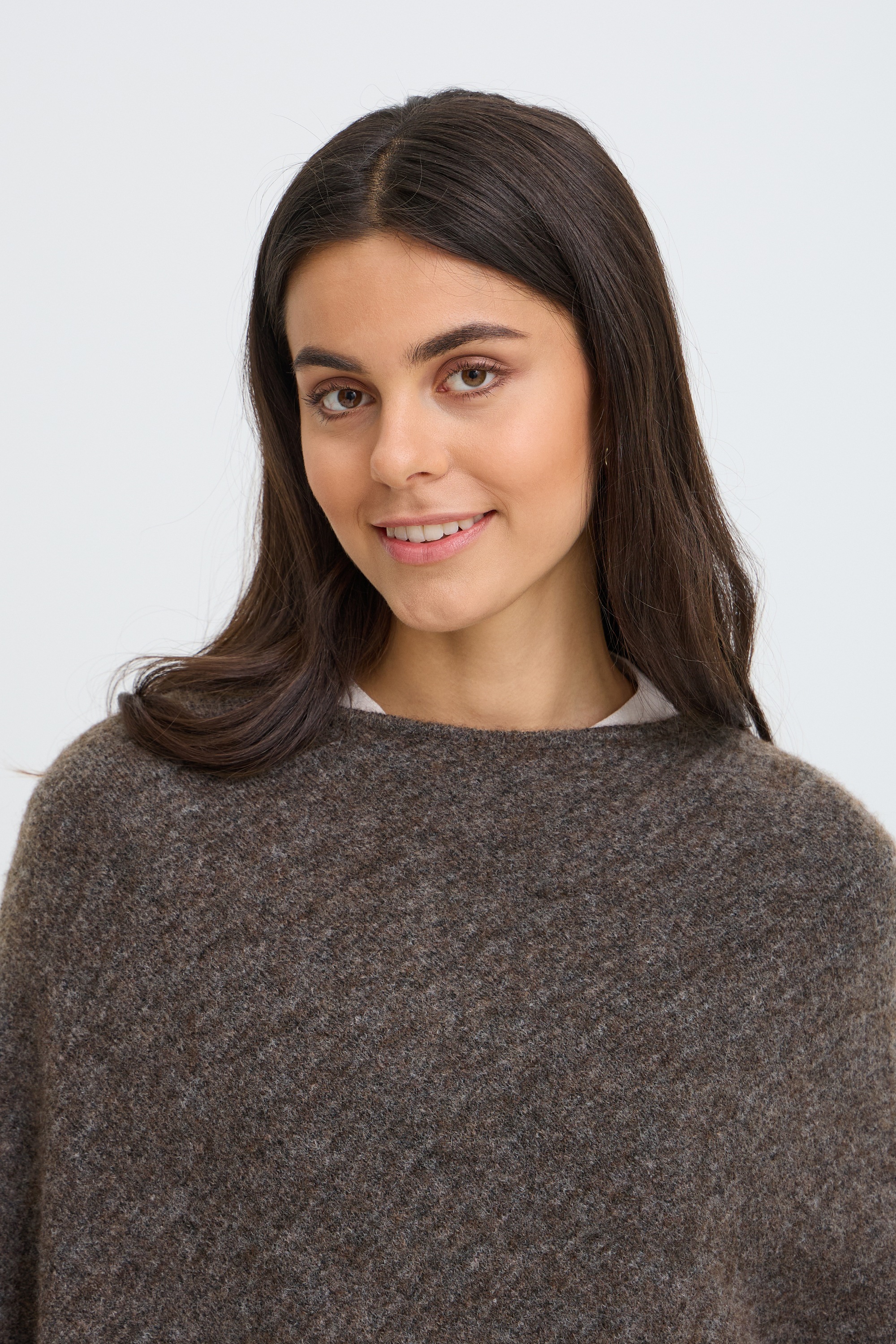 fransa Strickponcho »Damen Poncho FRSANNY«