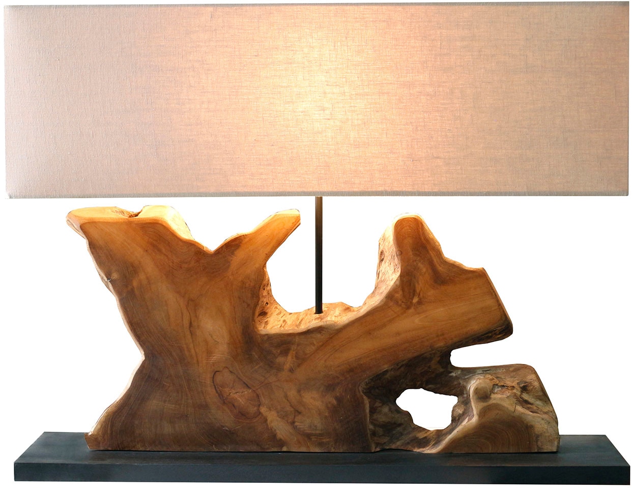 SalesFever Tischleuchte »Treibholz« E27 1 Stk. handgefertigt