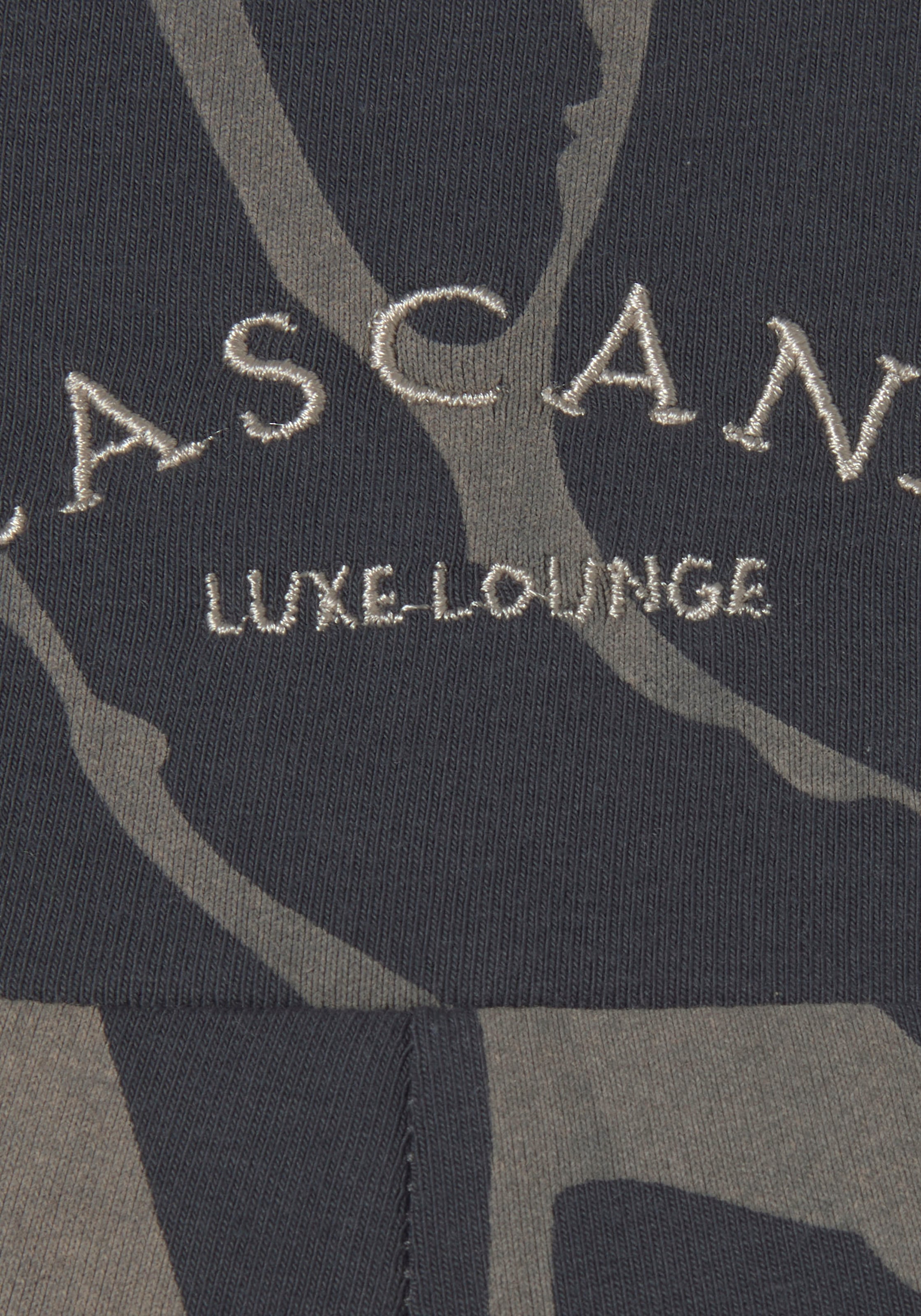 LASCANA Leggings »-Loungehose«, mit Zebramuster und breitem Bund, Loungewear