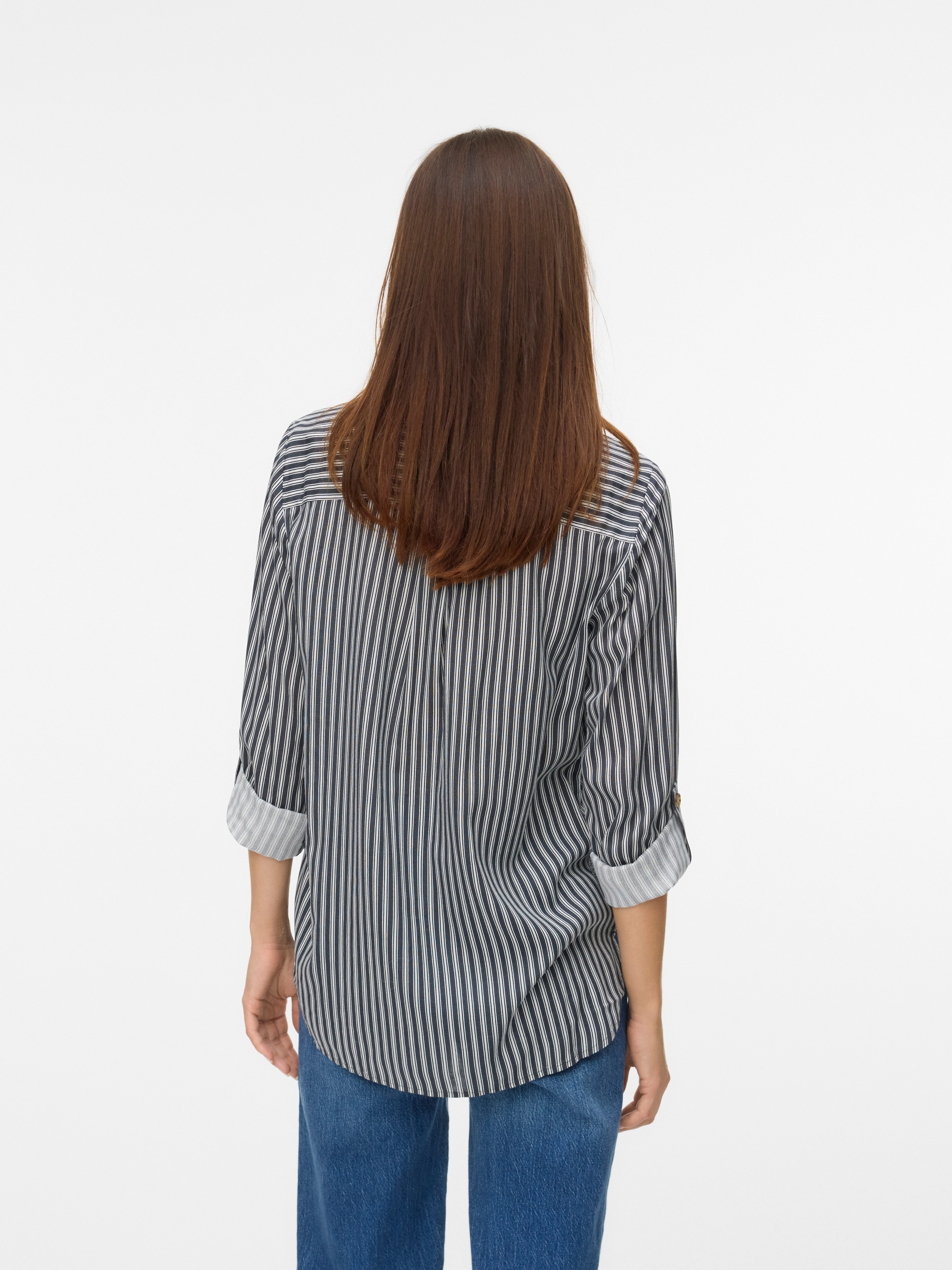 Vero Moda Hemdbluse »VMBUMPY L/S SHIRT NEW WVN GA NOOS« Viskose, regular fit