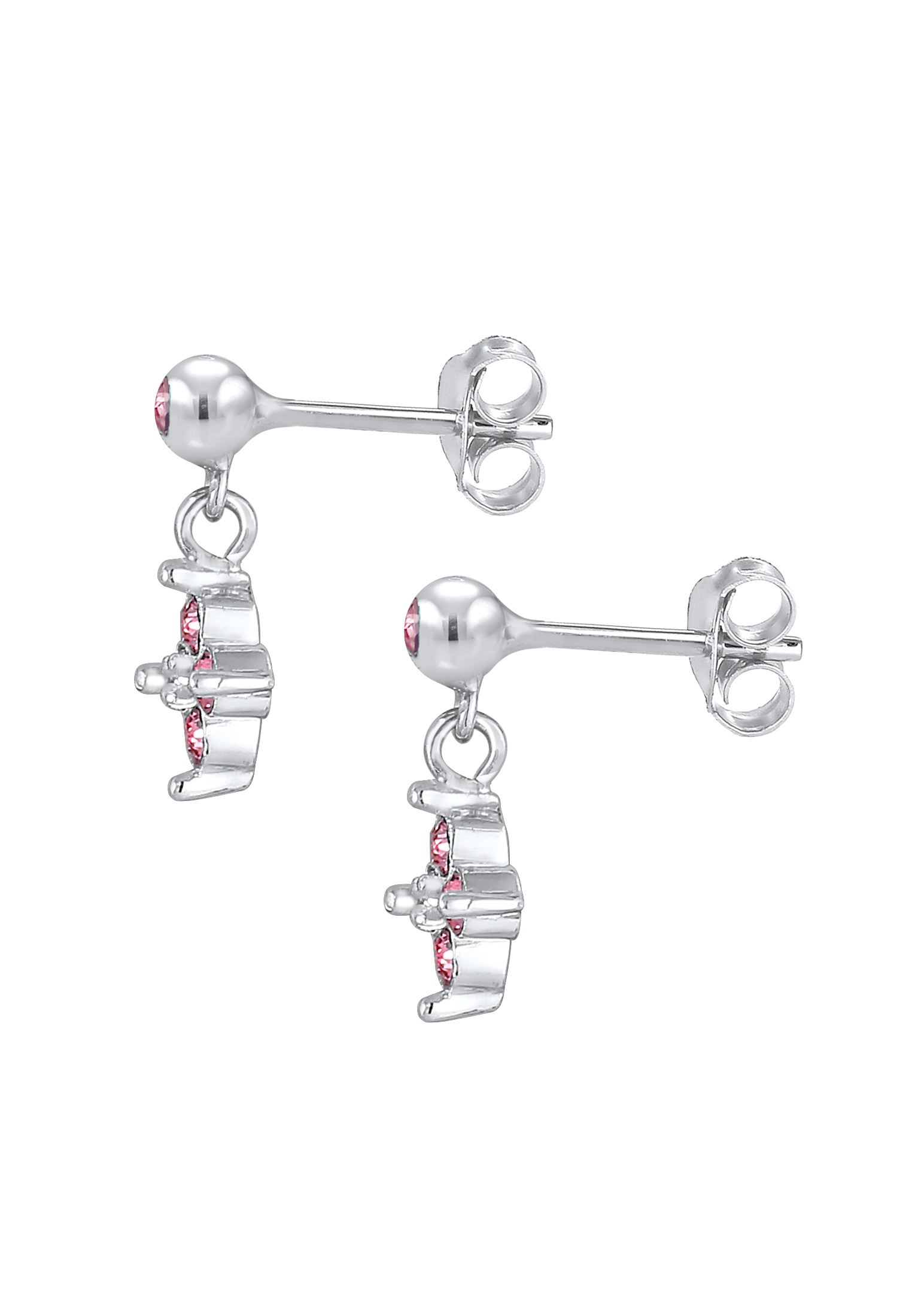 Elli Paar Ohrstecker »Ohrringe Kinder Blume Kristalle 925 Silber«