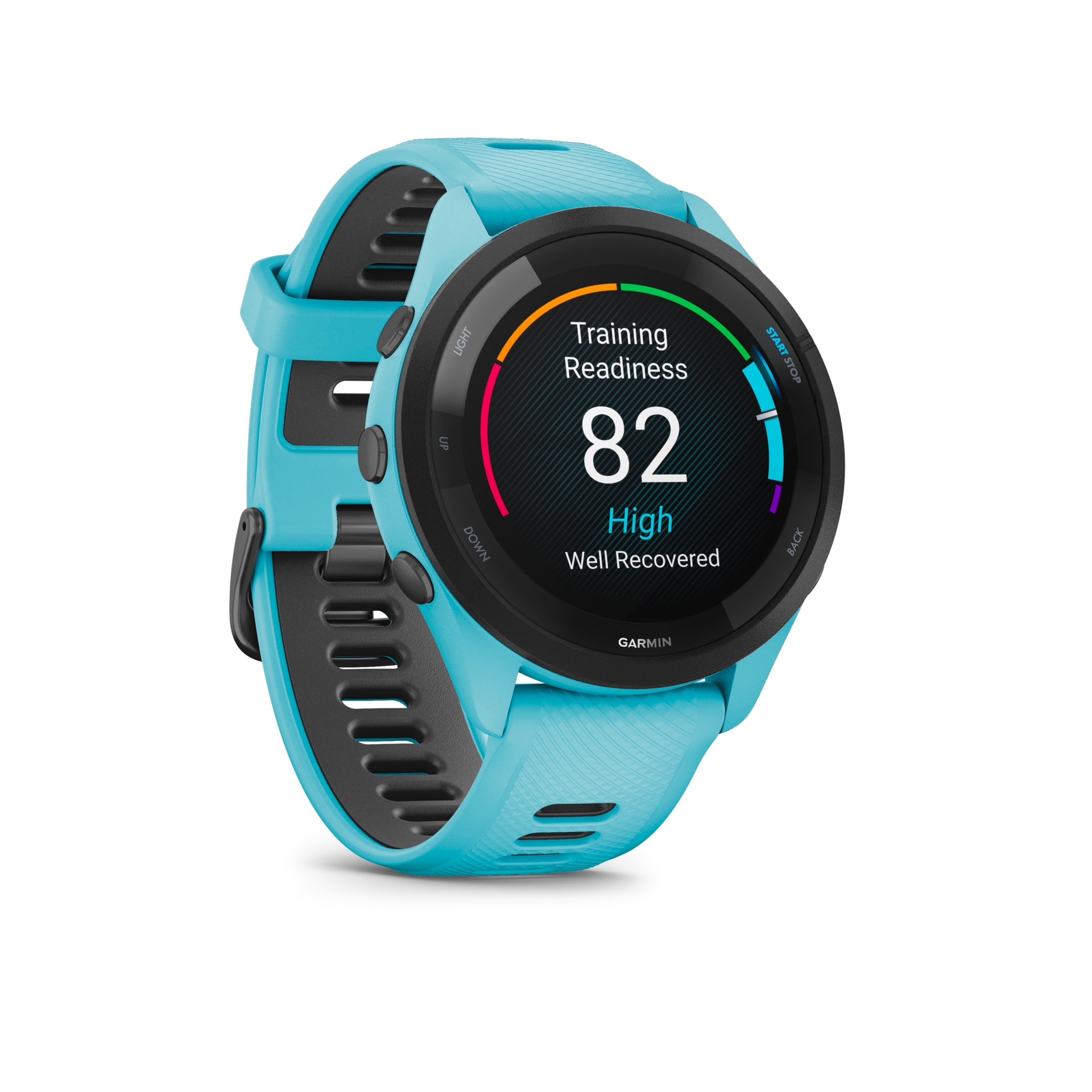 Garmin Smartwatch »FORERUNNER 265 mit Silikon-Armband 22 mm«