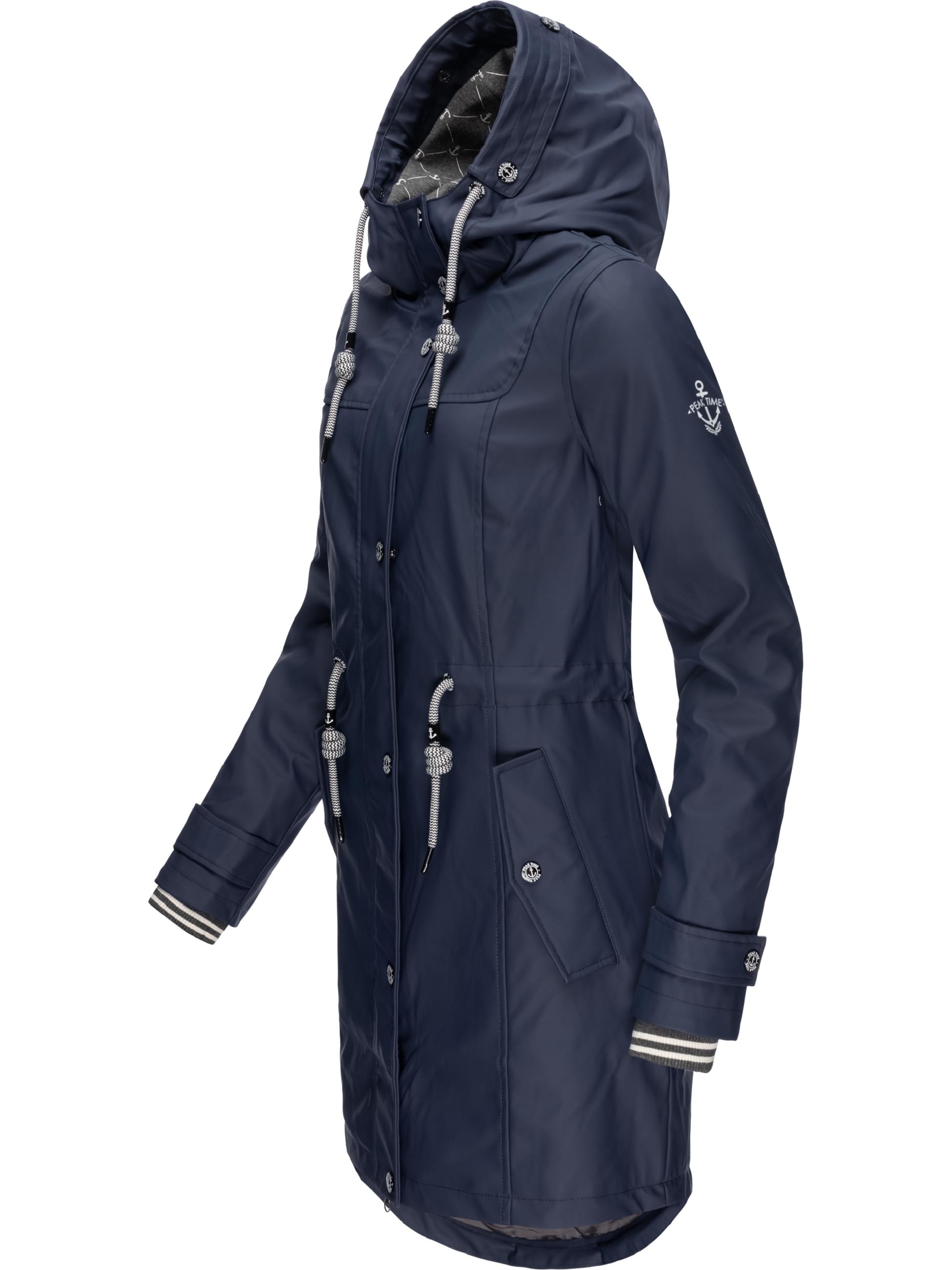 Regenmantel »Regenjacke L60042«, stylisch taillierter Regenmantel für Damen