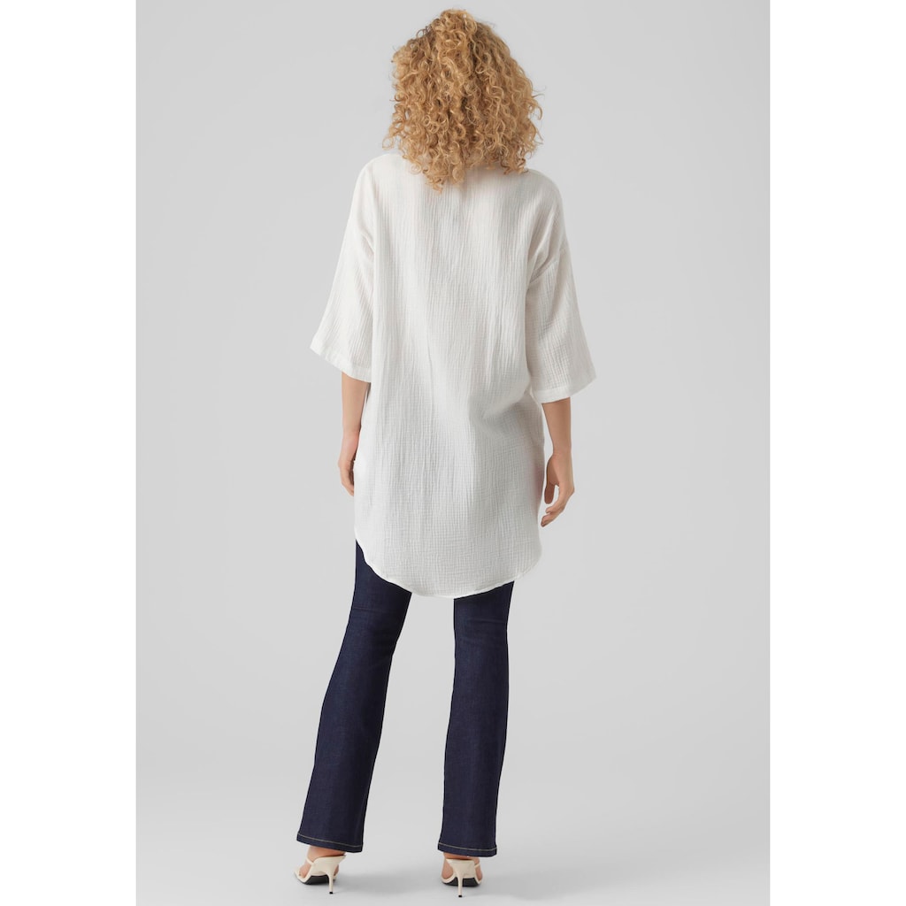 Vero Moda Hemdblusenkleid »VMNATALI 3/4 LONG OVERSHIRT NOOS«