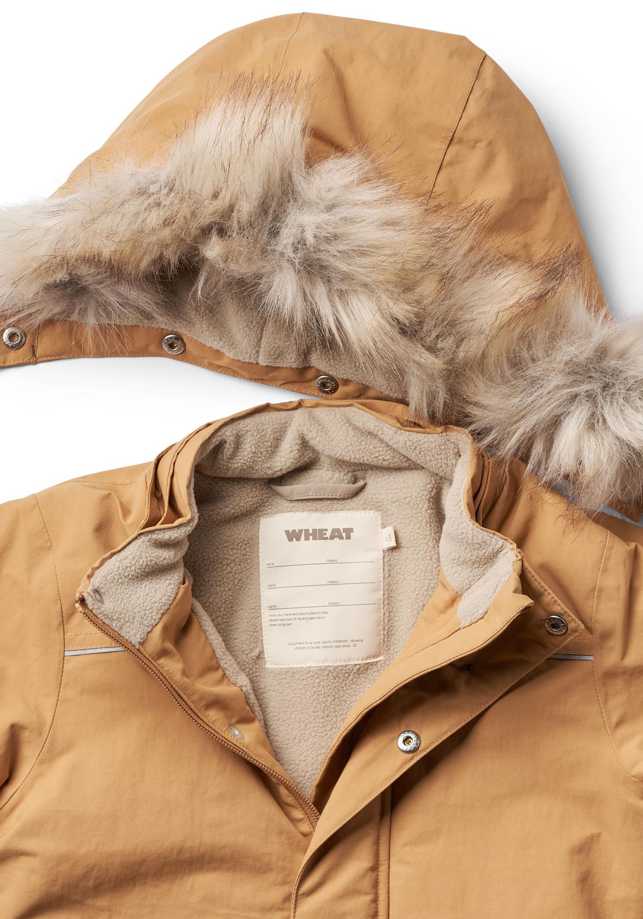 WHEAT Outdoorjacke »Jacket Kasper Tech«, mit Kapuze, wasserdicht, atmungsaktiv und leicht wattiert