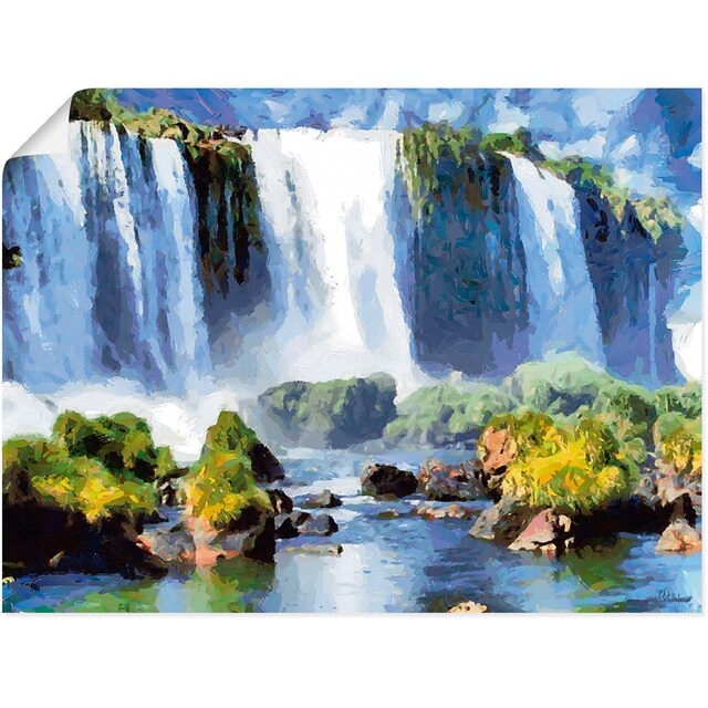 Artland Wandbild »Iguazu Wasserfälle II«, Wasserfallbilder, (1 St.), als  Alubild, Leinwandbild, Wandaufkleber oder Poster in versch. Größen auf  Rechnung kaufen