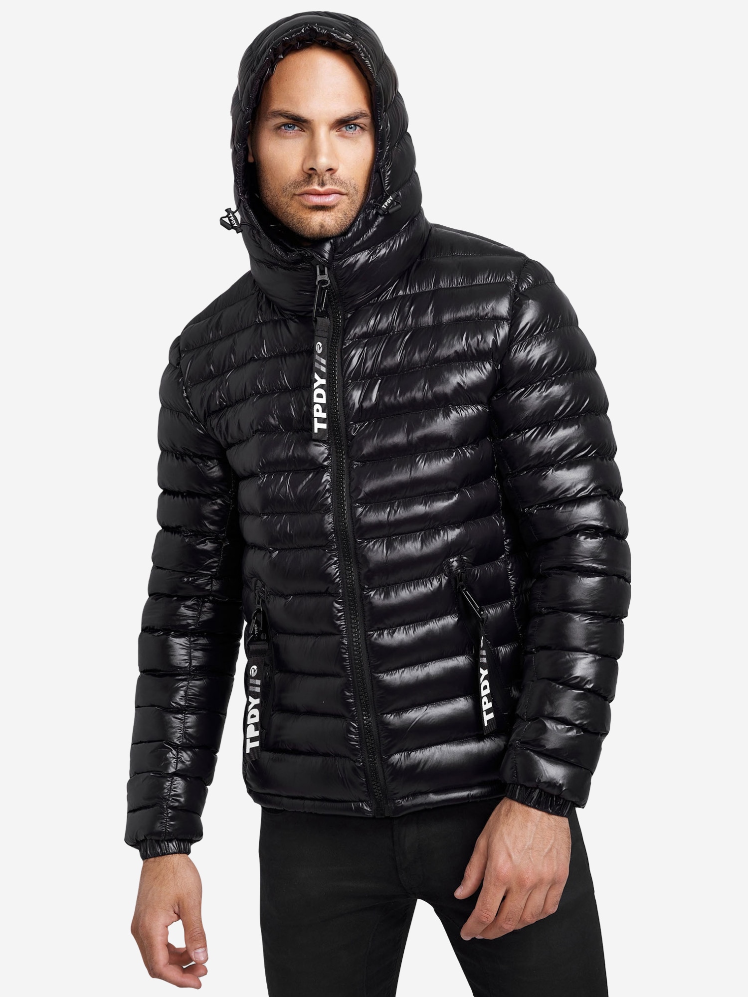 trueprodigy Winterjacke »Adan Reflektierende Zipper« mit Kapuze