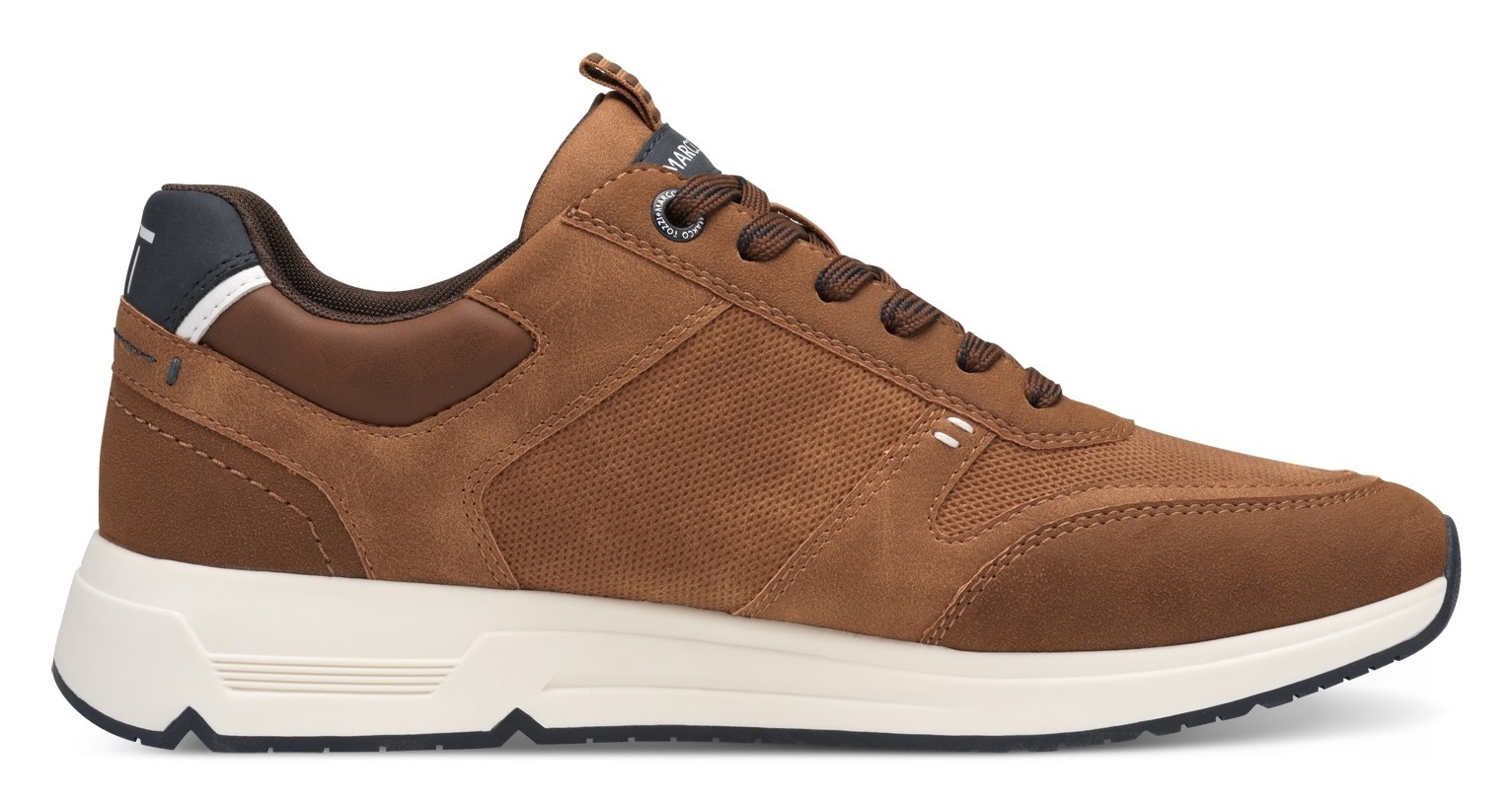 MARCO TOZZI Keilsneaker, Freizeitschuh, Halbschuh, Schnürschuh mit praktischem Reißverschluss