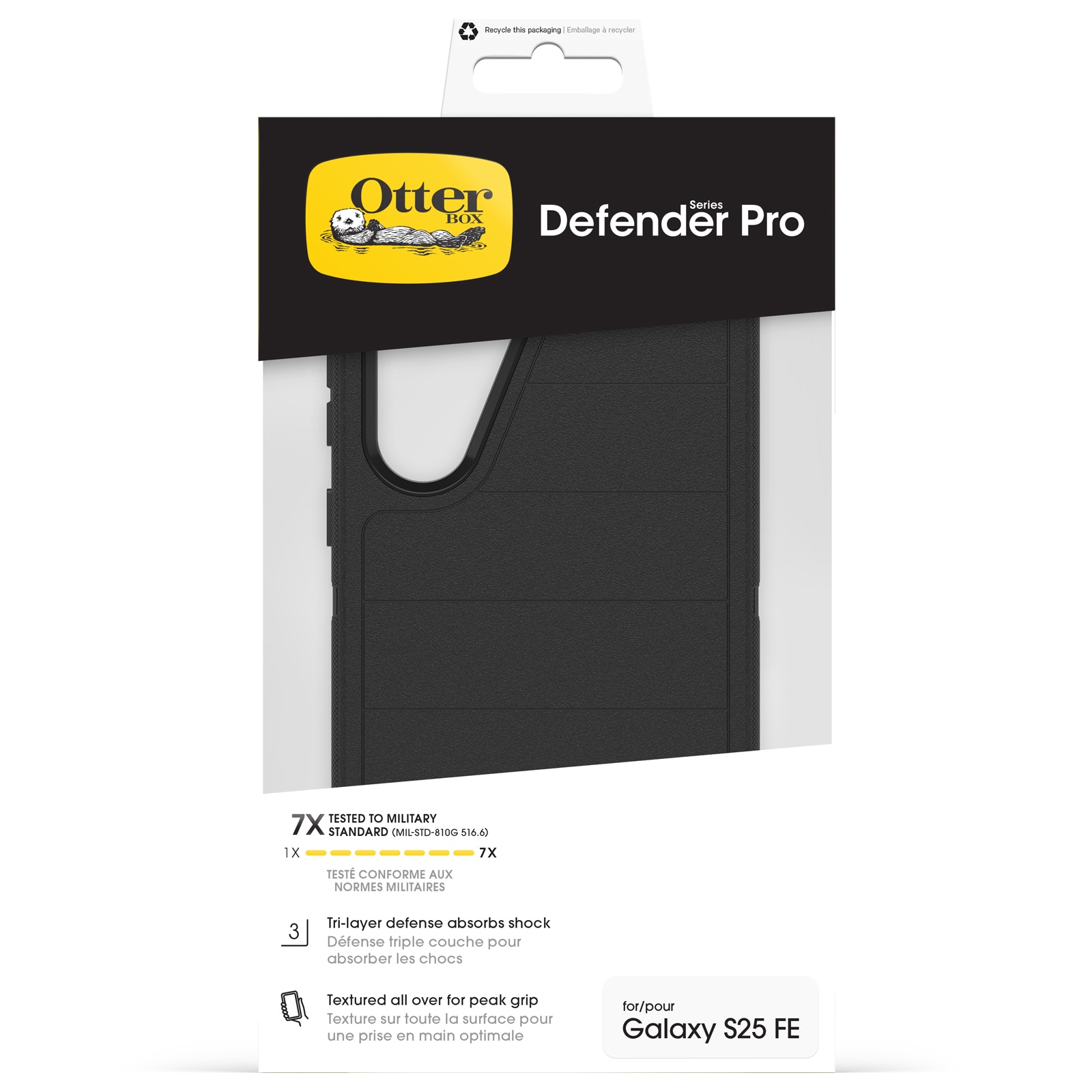 Otterbox Handyhülle »Defender Series Pro Case für Samsung Galaxy S25 FE« Samsung Galaxy S25 FE Backcover, Schutzhülle, Handyschutzhülle, Case, Schutzcase, stoßfest