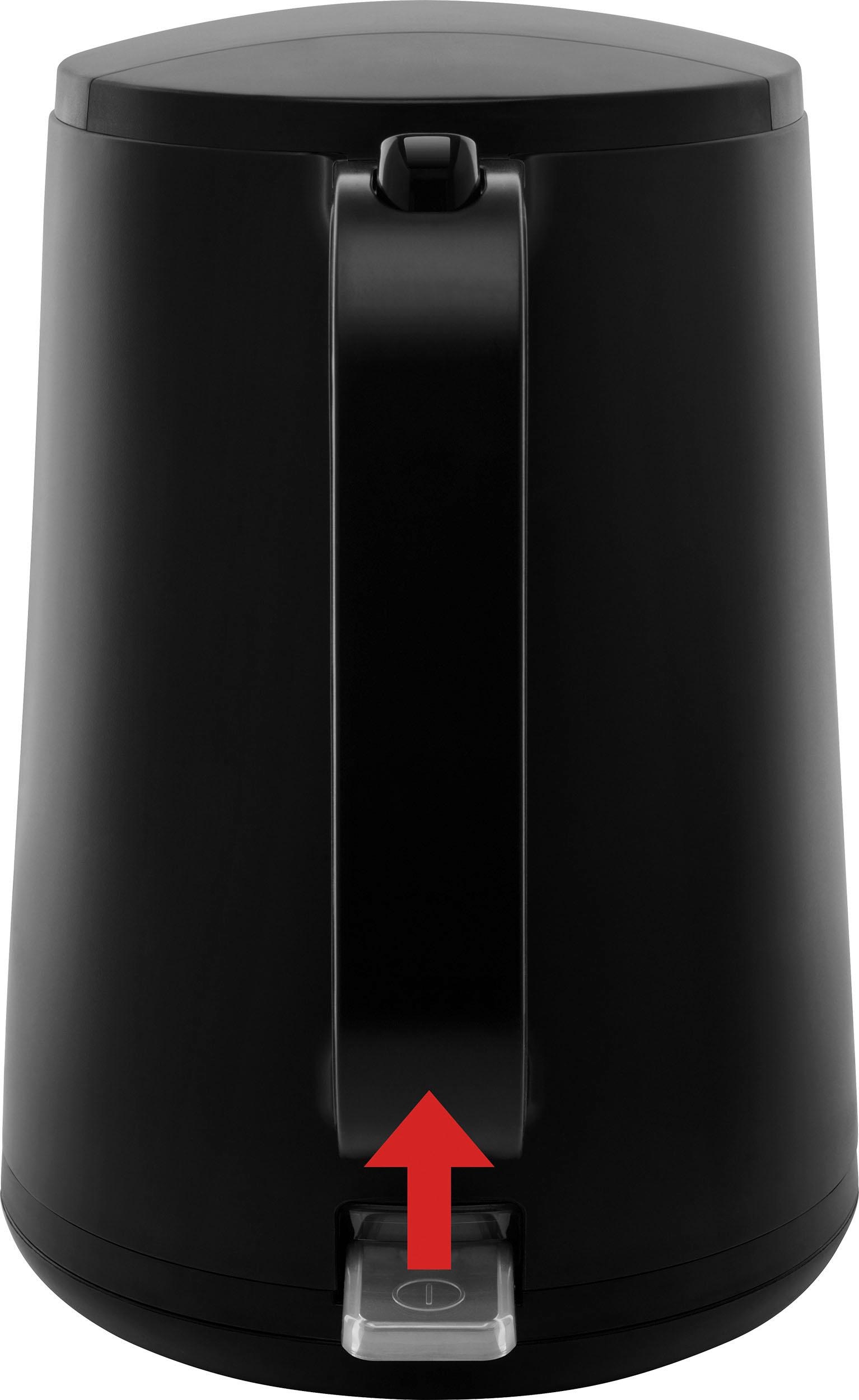 Tefal Wasserkocher »KO2008 Principio Select«, 1,7 l, 2400 W, Automatischer Ein-/Ausschalter, Antikalk-Filter, schwarz Matt
