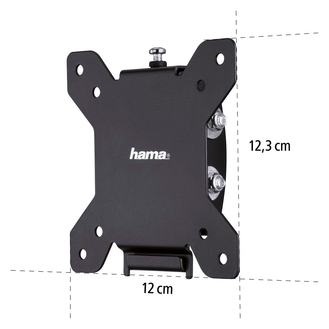 Hama TV-Wandhalterung »TV-Wandhalter, neigbar, bis 30kg, 25 - 66 cm (10" - 26"), VESA 100x100«, bis 66 cm Zoll