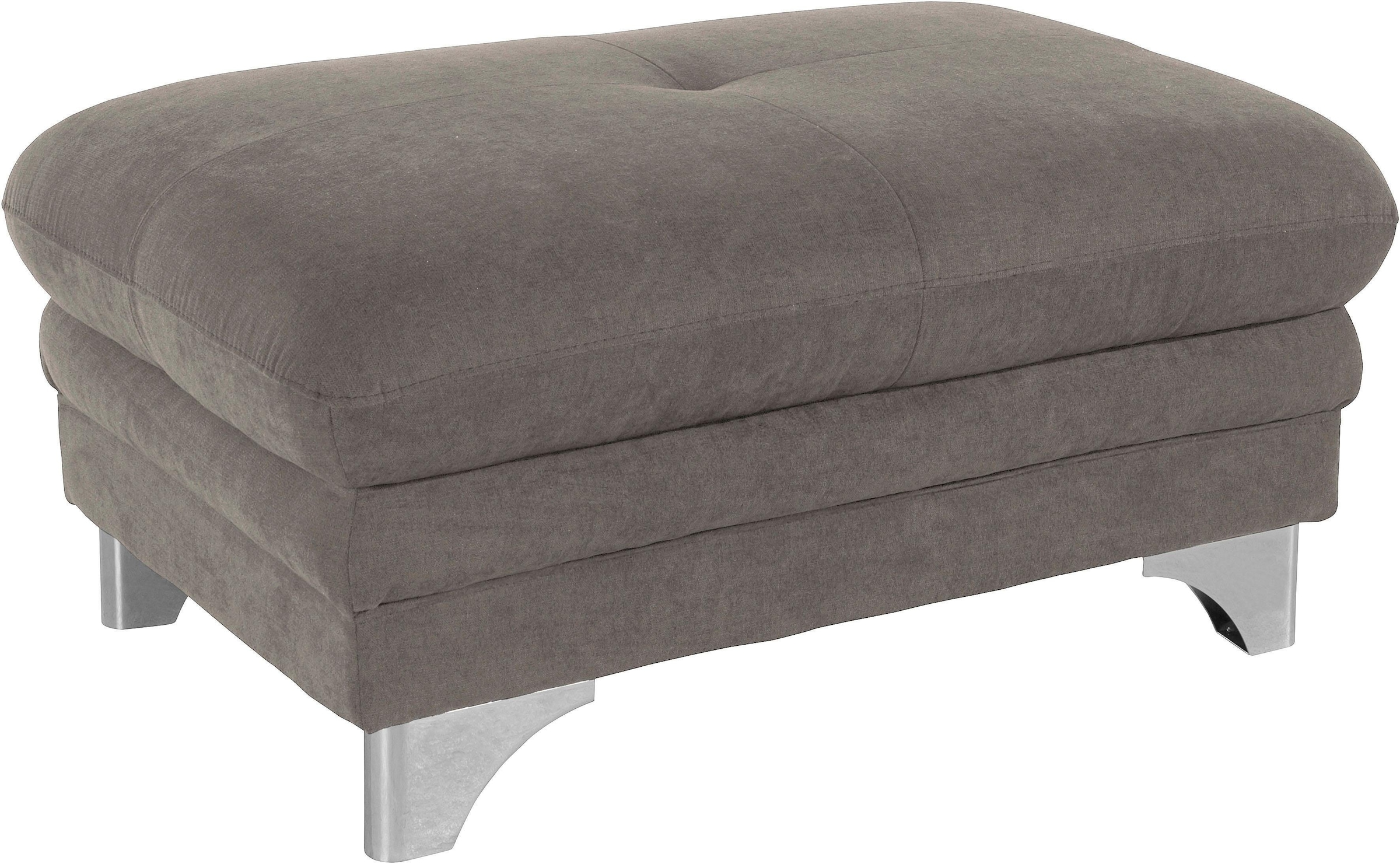 COTTA Polstergarnitur »Enterprise«, (Set), Set bestehend aus 2,5-Sitzer mit Arm- & Kopfteilverstellung & Hocker