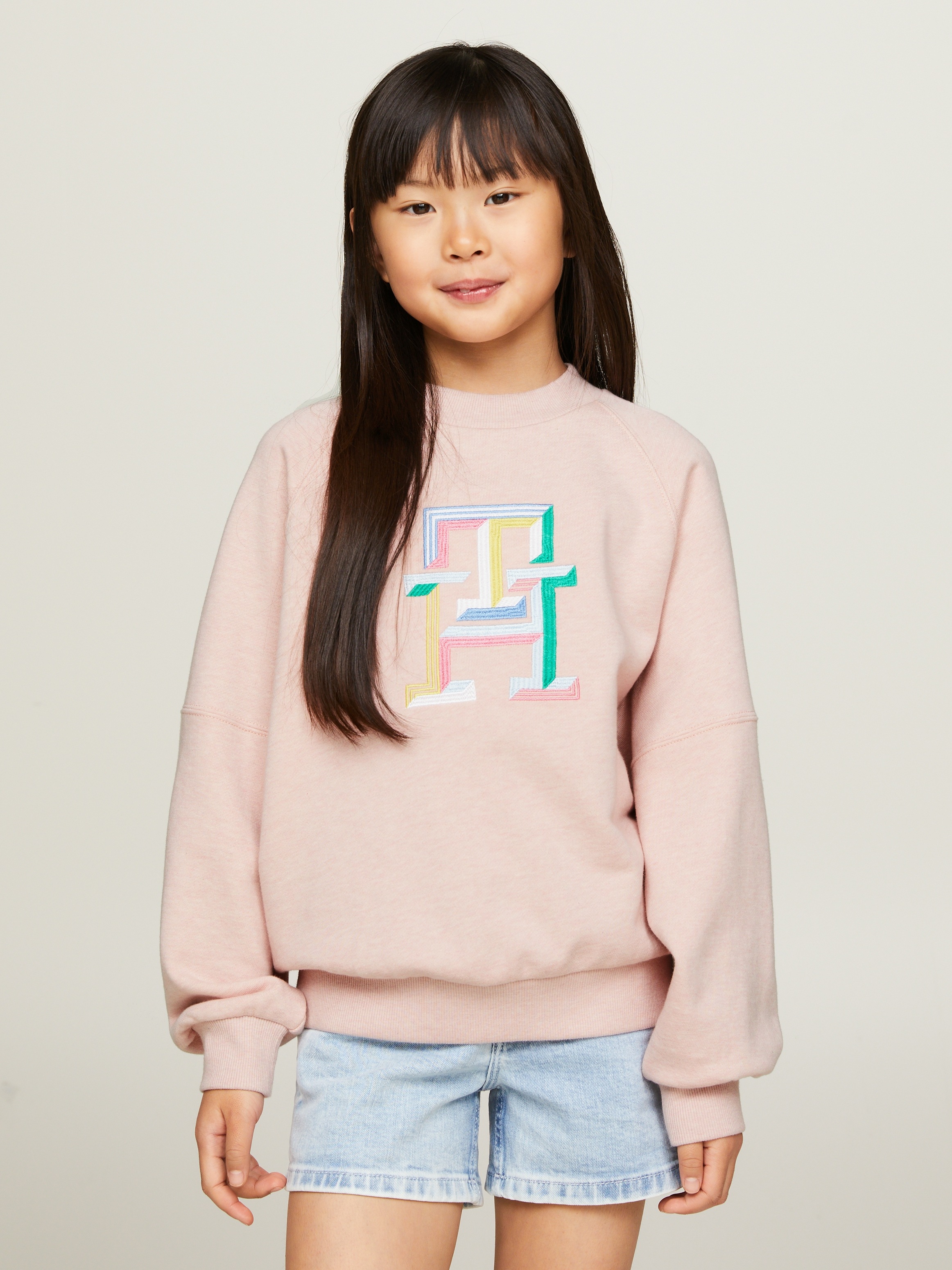 Tommy Hilfiger Sweatshirt »MULTI COLOR MONOGRAM SWEATSHIRT«, Kinder bis 16 Jahre