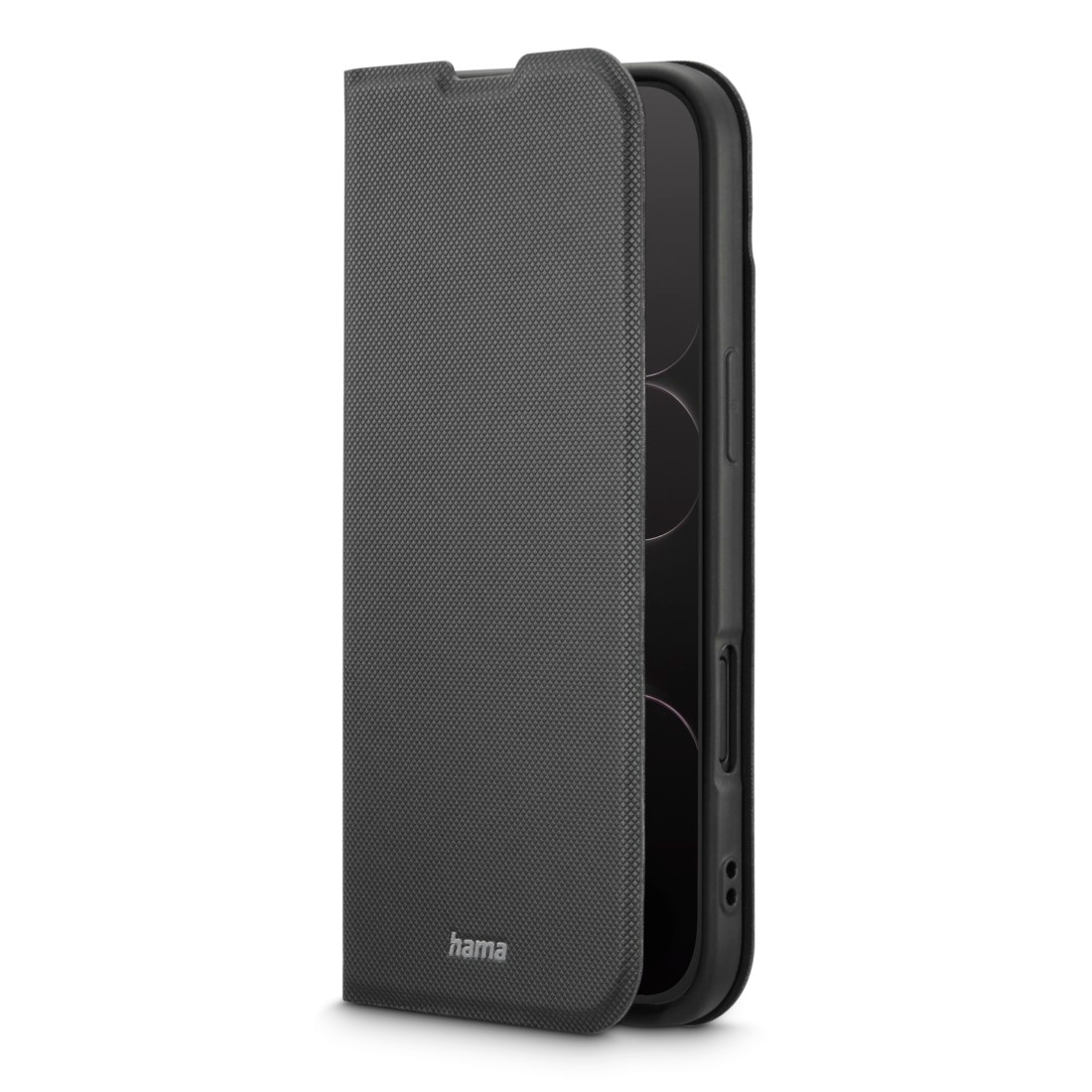 Hama Smartphone-Hülle »Handytasche für Apple iPhone Air Klapphülle mit Kartenfächern, Schwarz« Smartphones Magnetverschluss, Standfunktion, Kartenfächer, Anti-Rutsch-Oberfläche
