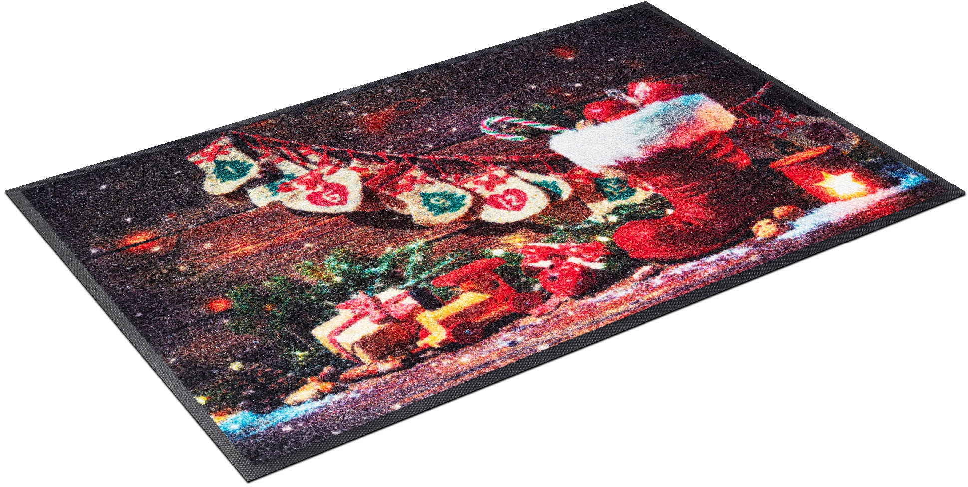 Fußmatte »Advent Season«, rechteckig, Schmutzfangmatte, Motiv Weihnachten, waschbar