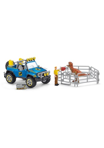 Schleich® Spielzeug-Auto »Dinosaurs, Geländewagen mit Dino-Außenposten (41464)«, (Set) kaufen