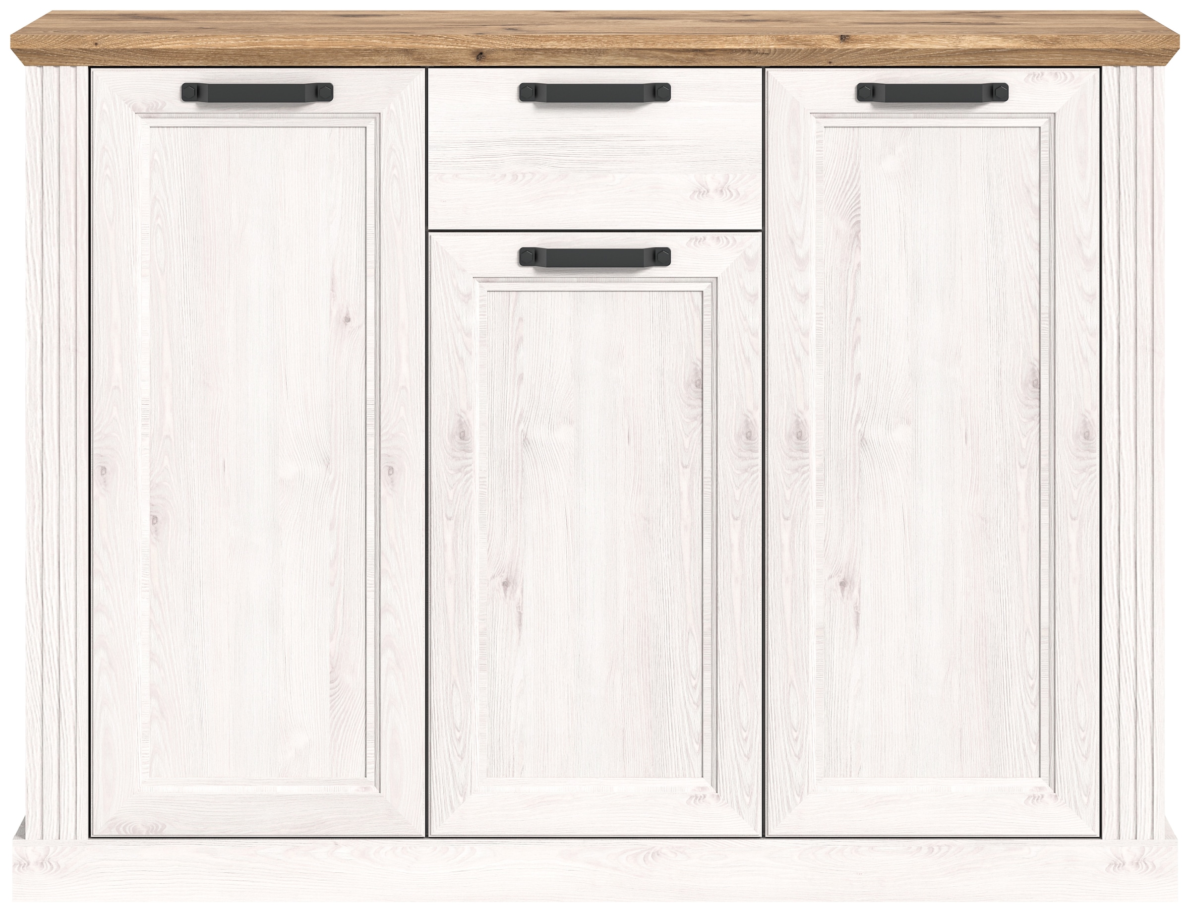 INOSIGN Kommode »Sorrent, Breite 138cm, 3 Türen, 1 Schubkasten«, Anrichte, Schuhkommode, Aufbewahrungsschrank