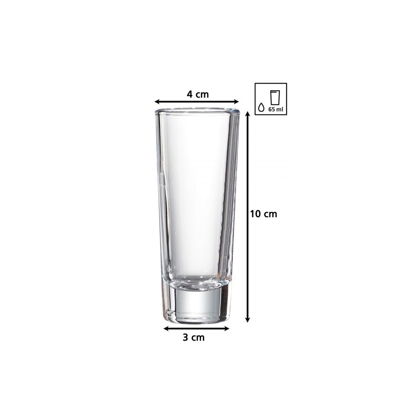 Ritzenhoff & Breker Schnapsglas »Schnapsgläser Skol 65 ml 36er Set transparent«