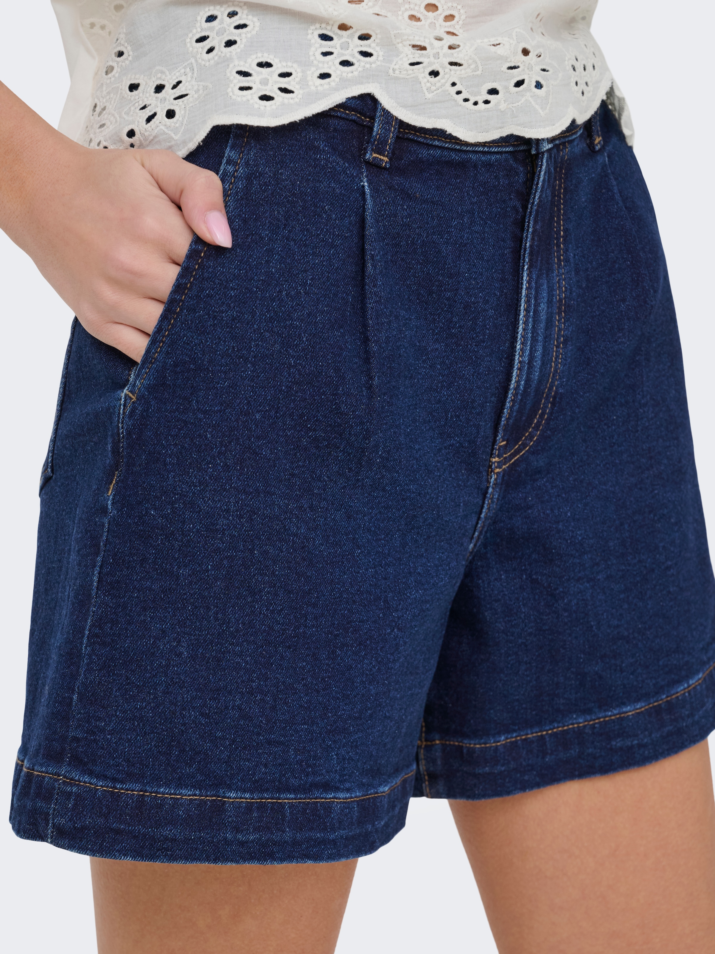 JDY Jeansshorts »JDYVALERIE HW WID SHORTS DNM NOOS«
