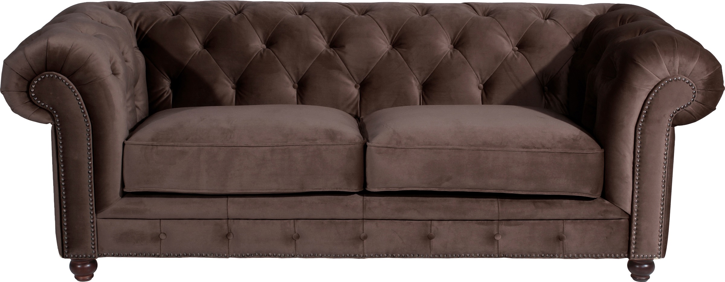 Max Winzer® Polstergarnitur »Old England Chesterfield, hochwertig und elegant«, (3 tlg.), mit edler Knopfheftung, 3-tlg.