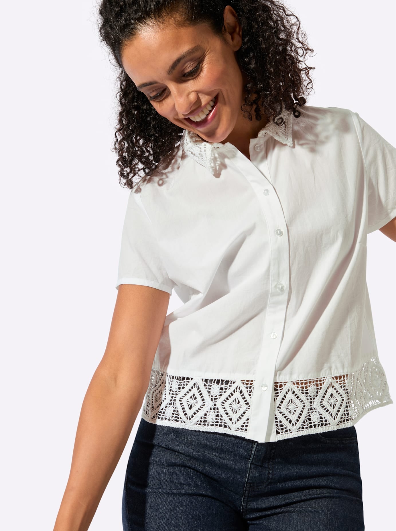 Inspirationen Kurzarmbluse