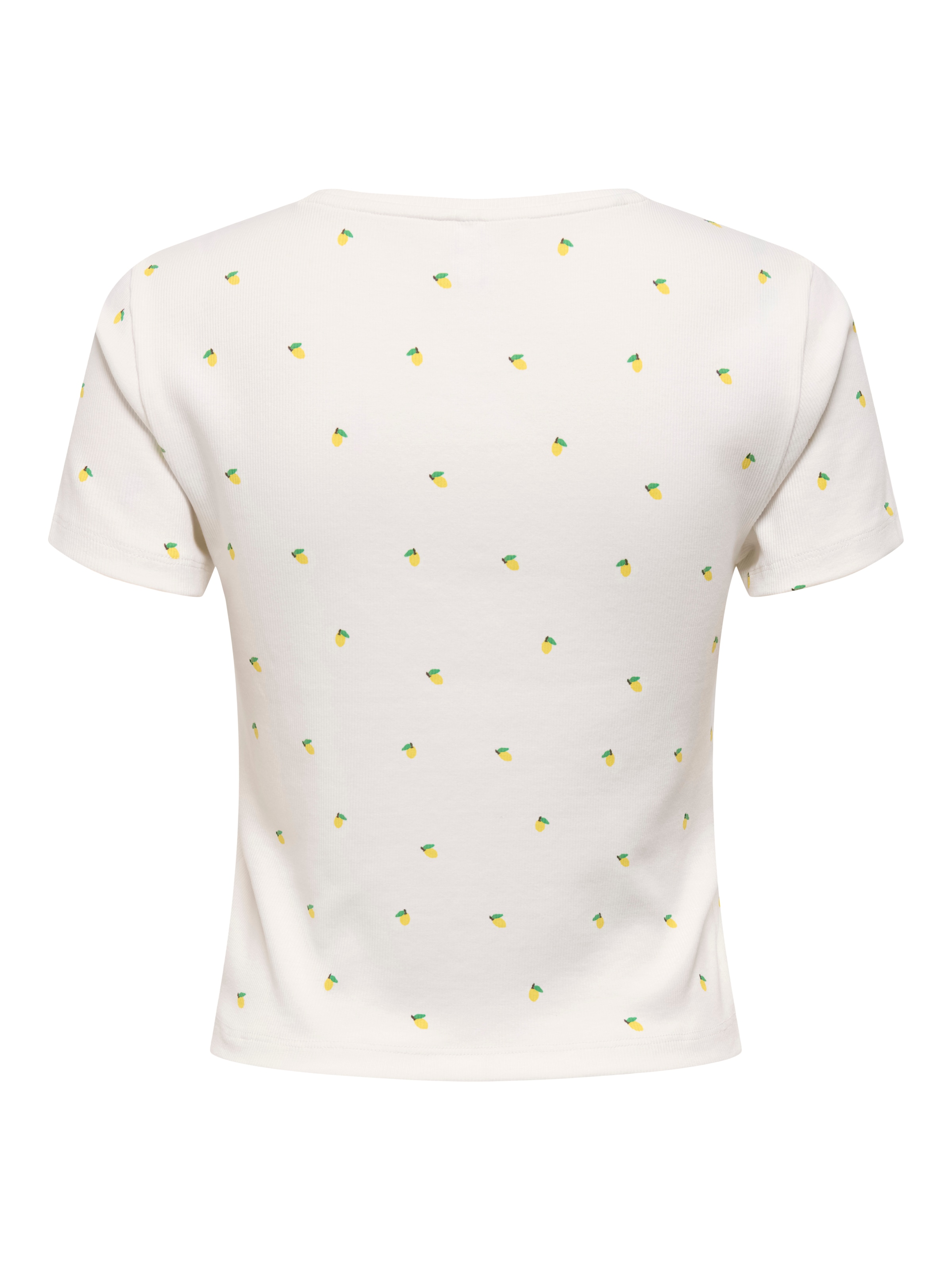 ONLY Kurzarmshirt »ONLFENJA LIFE SS AOP TOP JRS NOOS« Baumwollmischung, Cropped Fit, Rundhals