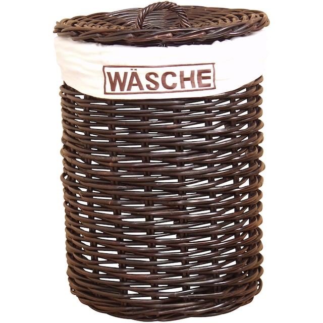 Home affaire Wäschekorb, Rattangeflecht, Höhe 65 cm online kaufen | mit 3  Jahren XXL Garantie