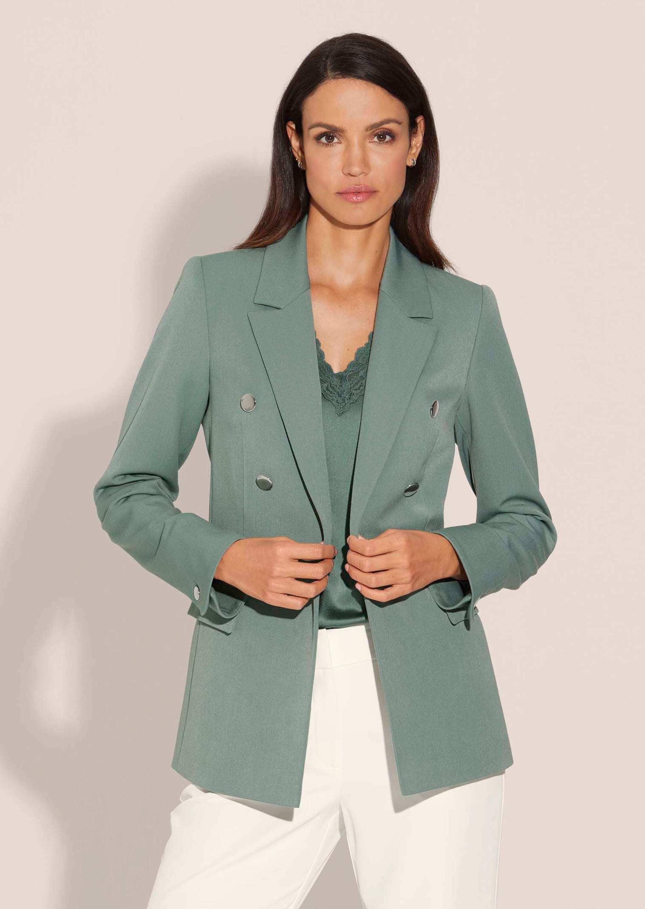MADELEINE Jackenblazer »Blazer Zweireihiger Longblazer«