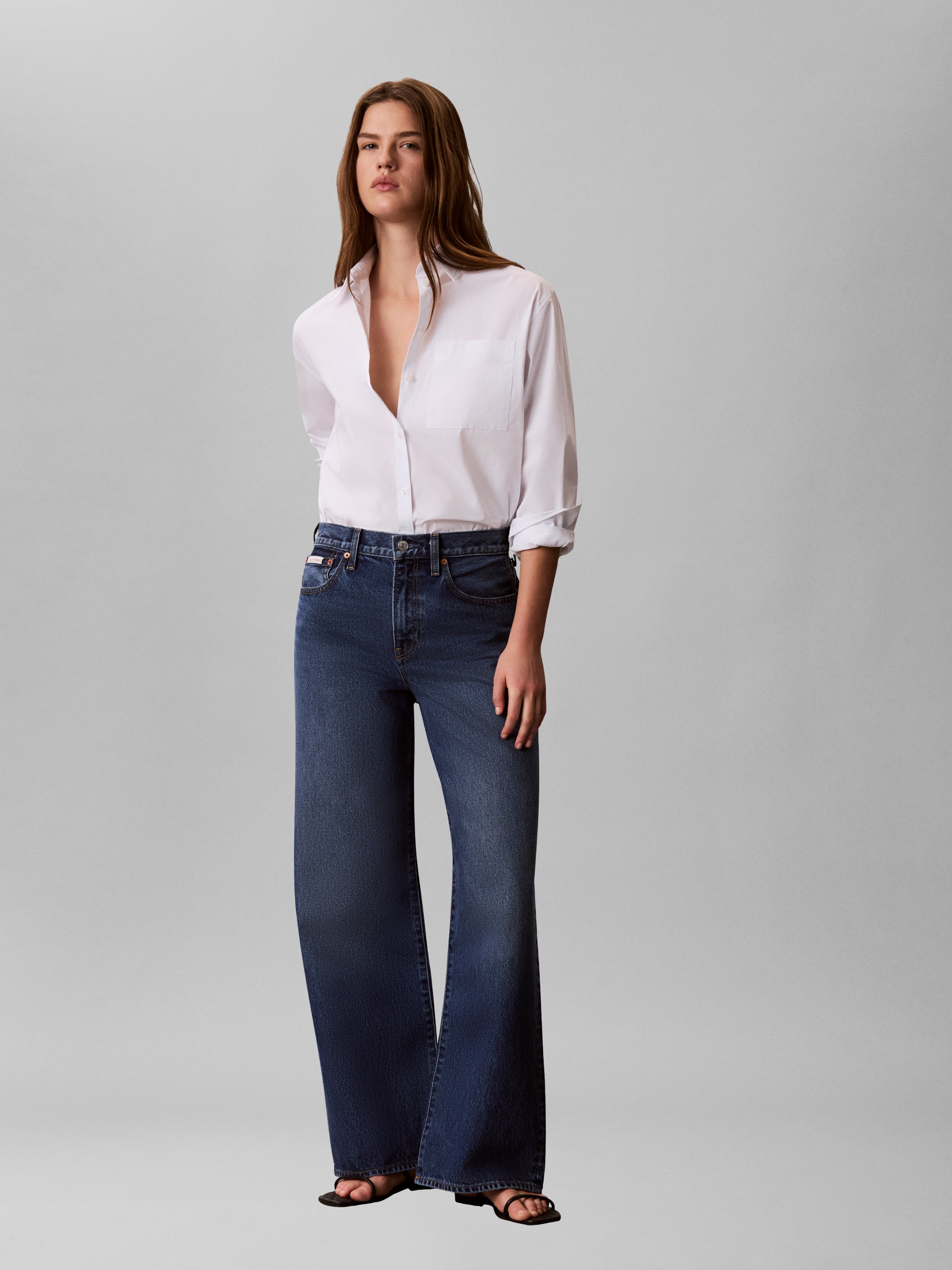 Calvin Klein Jeans Weite Jeans Wide-leg-Passform