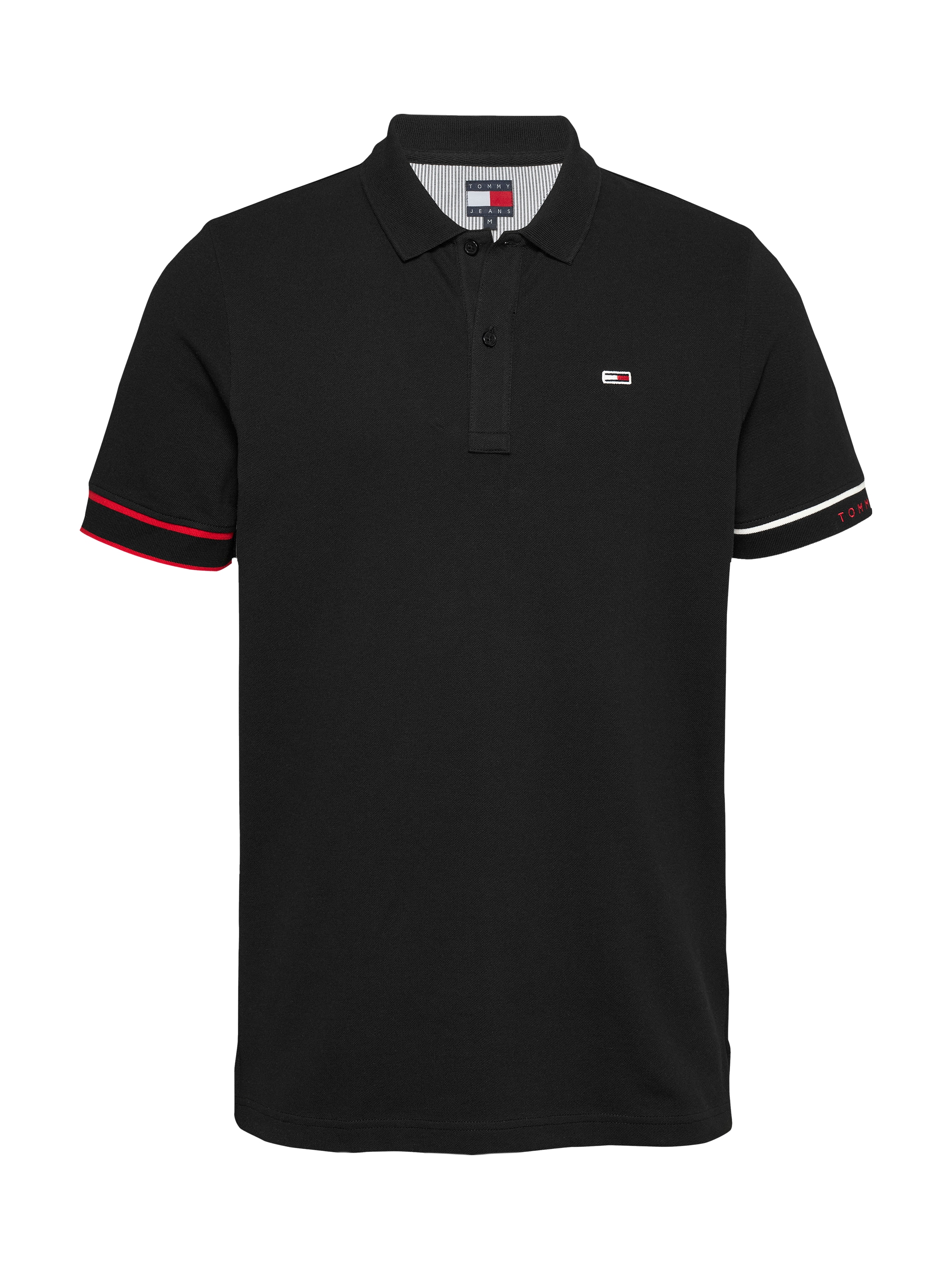 Tommy Jeans Plus Poloshirt »TJM SLIM FLAG CUFF POLO EXT«, Große Größen