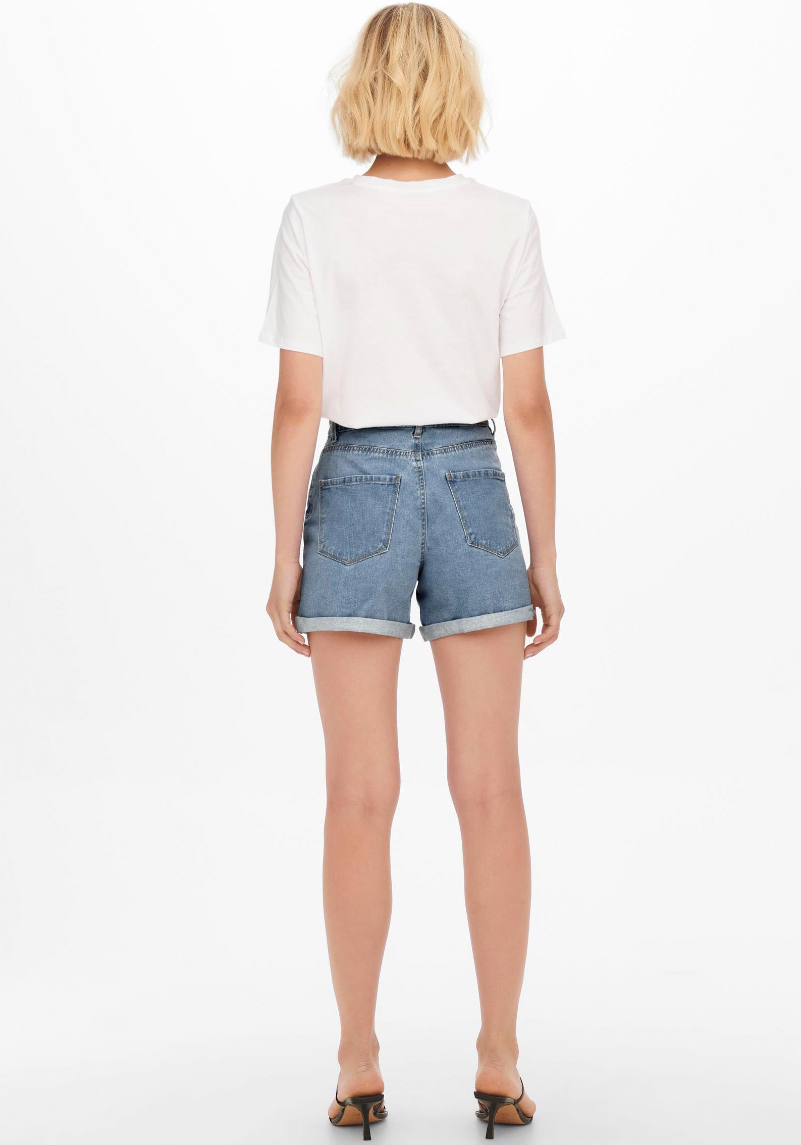 ONLY Jeansshorts »ONLVEGA HW MOM DNM SHORTS NOOS«