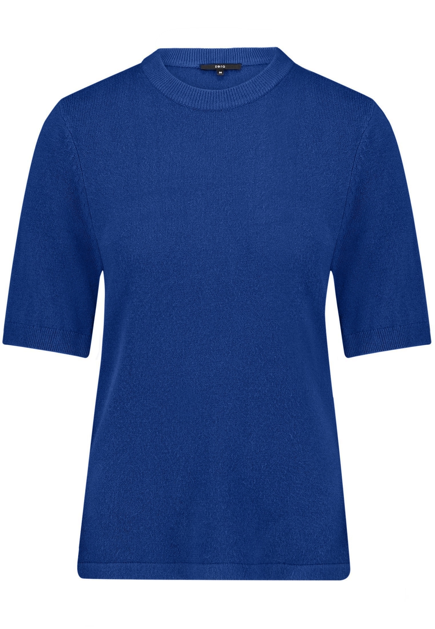 Zero Rundhalspullover »Basic-Strickpullover«