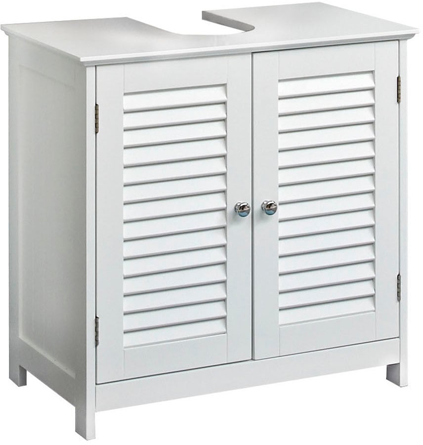 Saphir Badmöbel-Set »Quickset 928 4-teilig, Waschbeckenunterschrank mit Spiegel« 4 Stk. tlg.