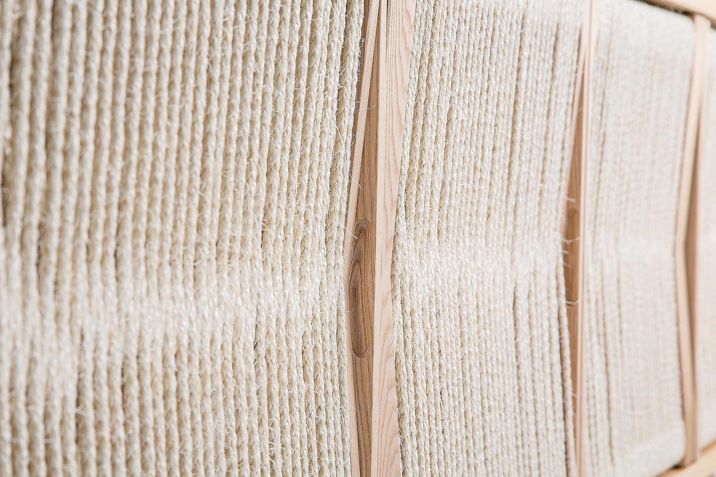 Woodman Sideboard »Lidia«, Kommode, Türenfronten aus nartürlichem Hanfseil, Breite 180 cm, FSC®