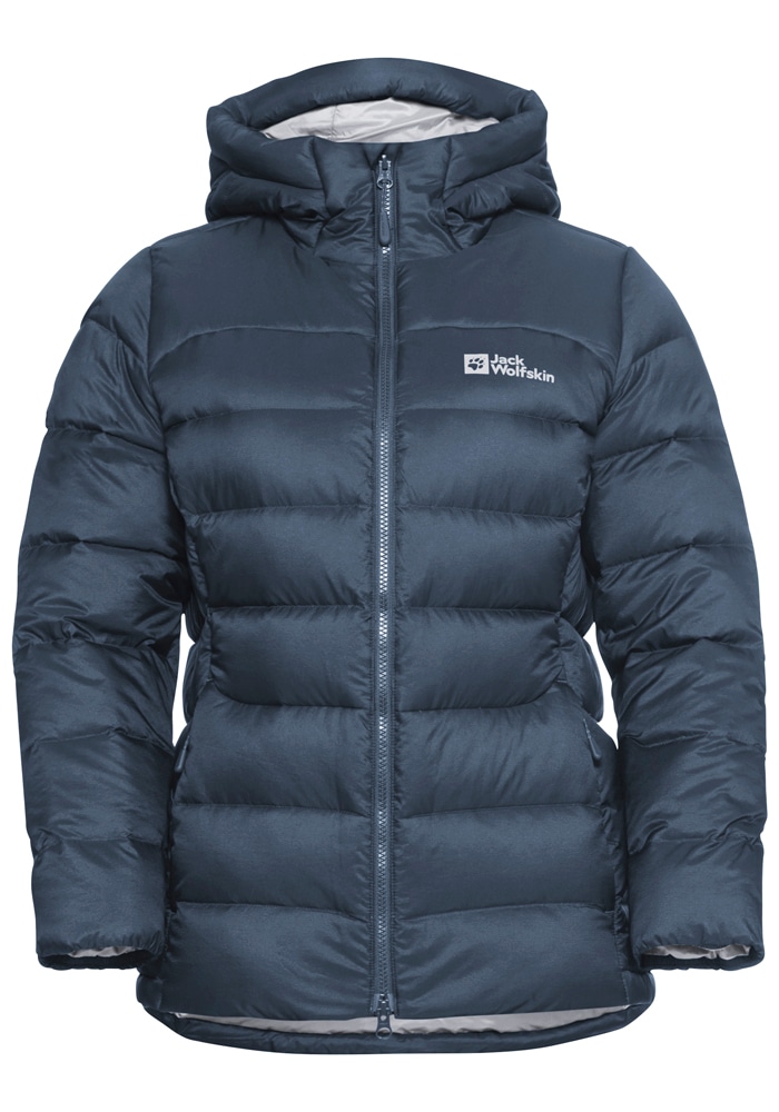 Jack Wolfskin Daunenjacke »NEBELHORN DOWN HOODY W RDS«, mit Kapuze