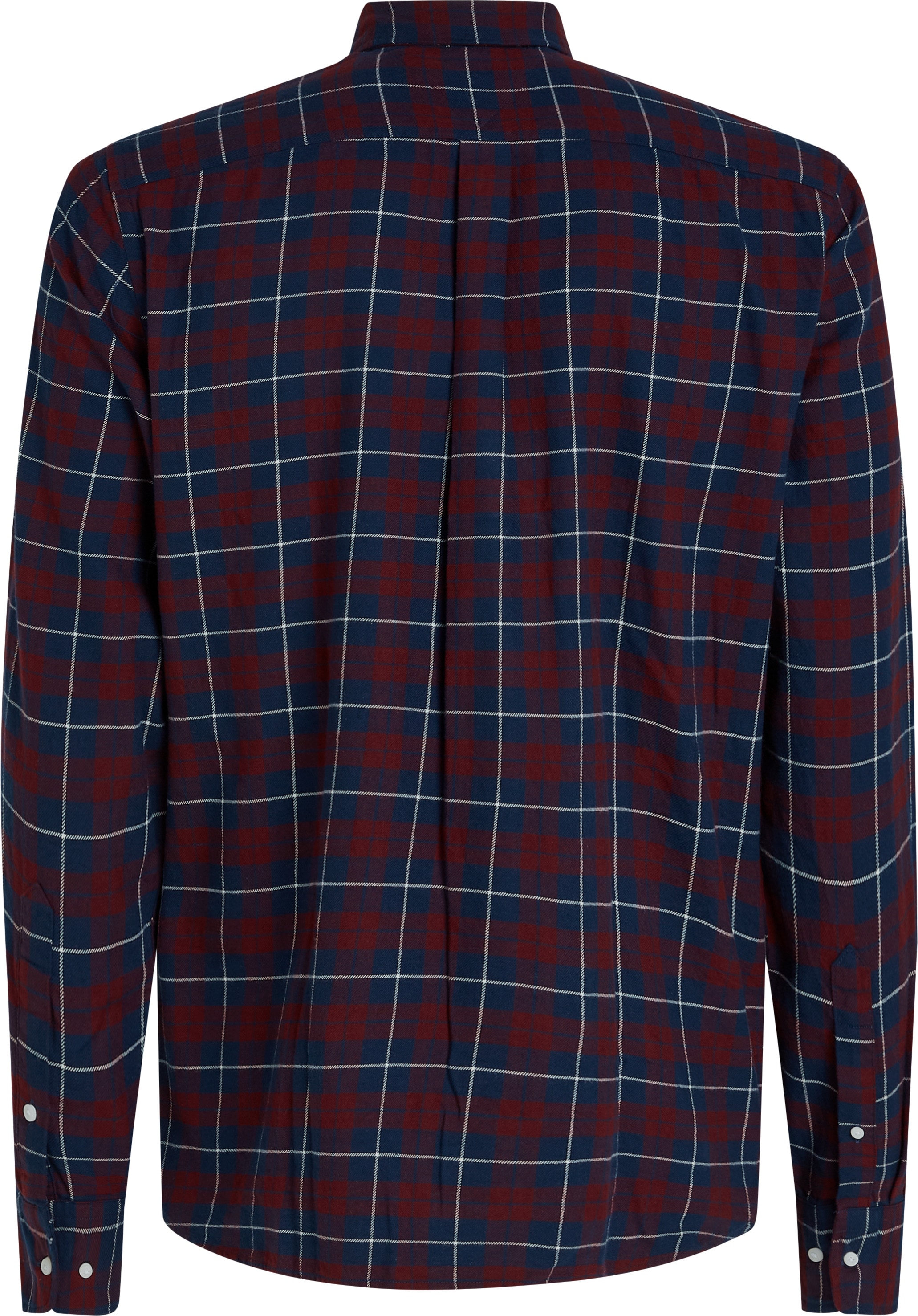 Tommy Hilfiger Big & Tall Langarmhemd »BT-BRUSHED EASY CHECK RF S-B«, in Großen Größen, mit Logostickerei in Brusthöhe