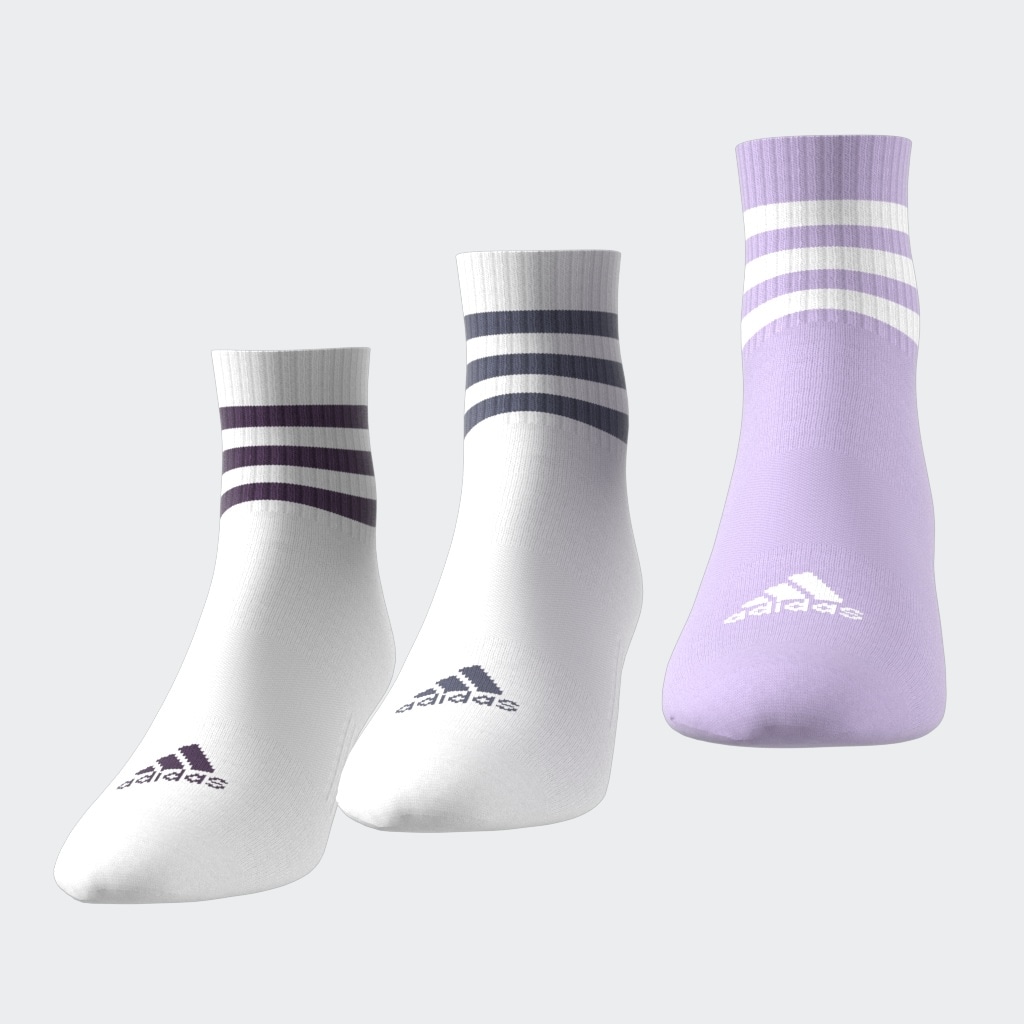 adidas Performance Funktionssocken »3STREIFEN CUSHIONED SPORTSWEAR MIDCUT SOCKEN, 3 PAAR«, (3 Paar)