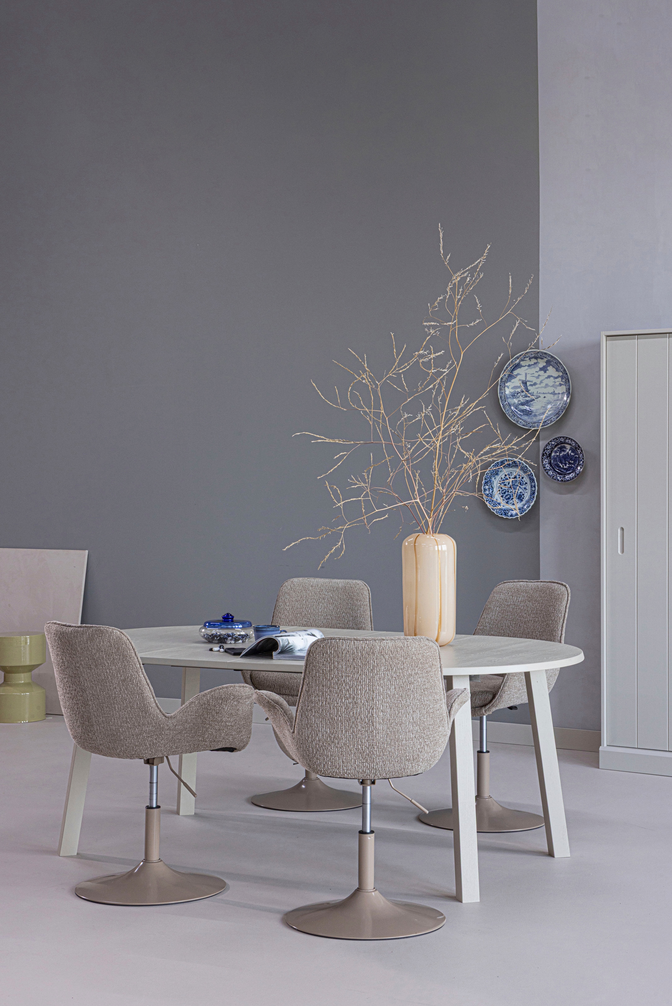WOOOD Kulissentisch »Tablo mit FSC®-Mix Eichenholz ausziehbar, Ø 120 bis B 200 x H 75 cm« Ausziehbar von 120 bis 200 cm, Tragkraft 150 kg, sichtbare Maserung