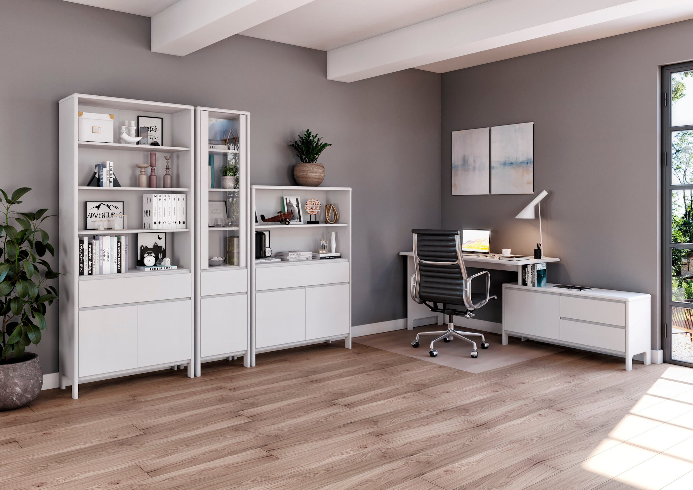 Home affaire Regal »Luven«, Breite 82 cm, Massivholz