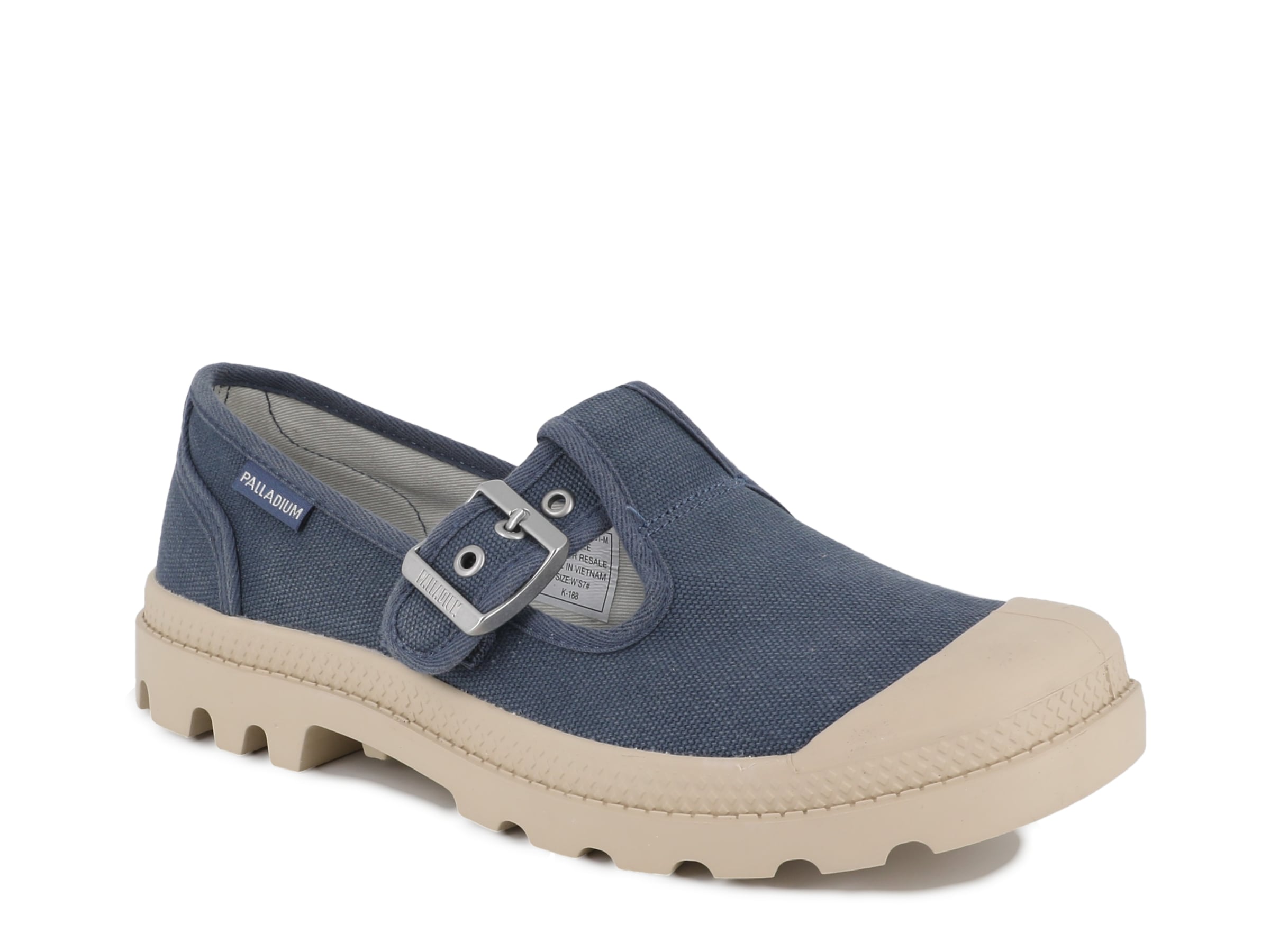 Palladium Sneaker »PAMPA M-JANE WASHED«  aus Textil, mit Gummilaufsohle, mit Riemenverschluss
