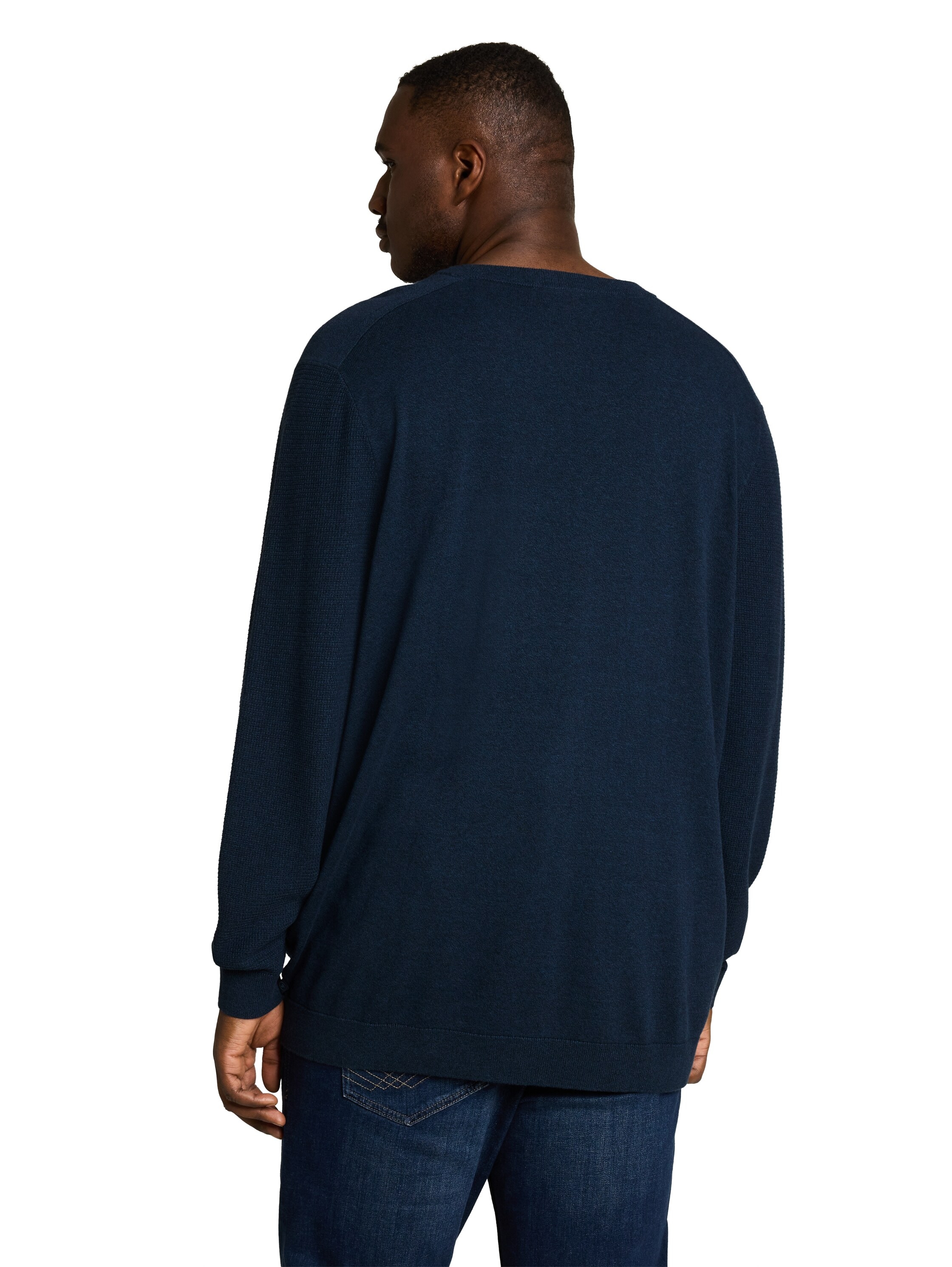 TOM TAILOR PLUS Strickpullover mit Rundhals / Große Größen