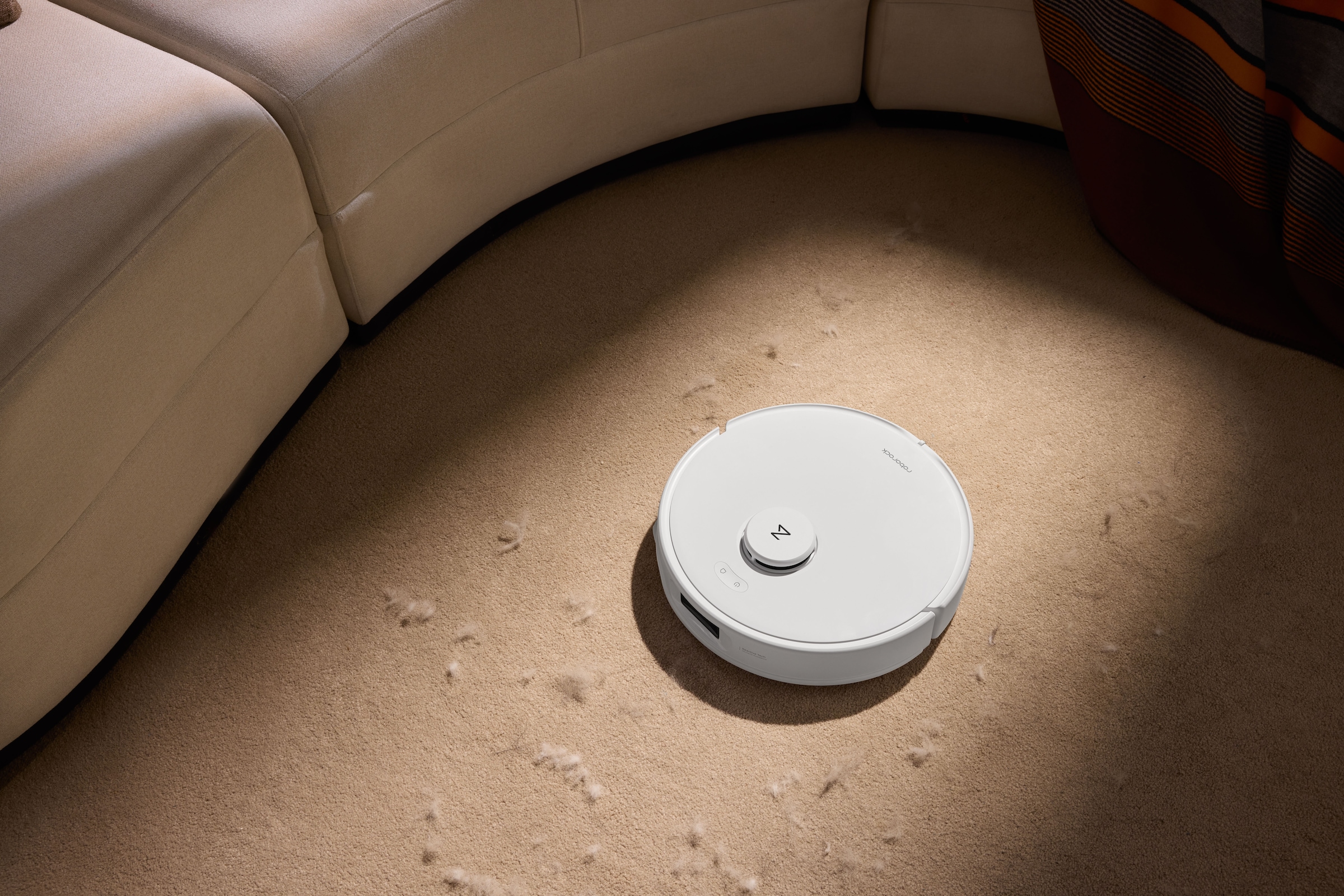 Roborock Saugroboter »Qrevo Curv 5A1, mit Wischfunktion, automatisches Entleeren« Auffüllen intensiver und Moppwäsche bei 75 °C.