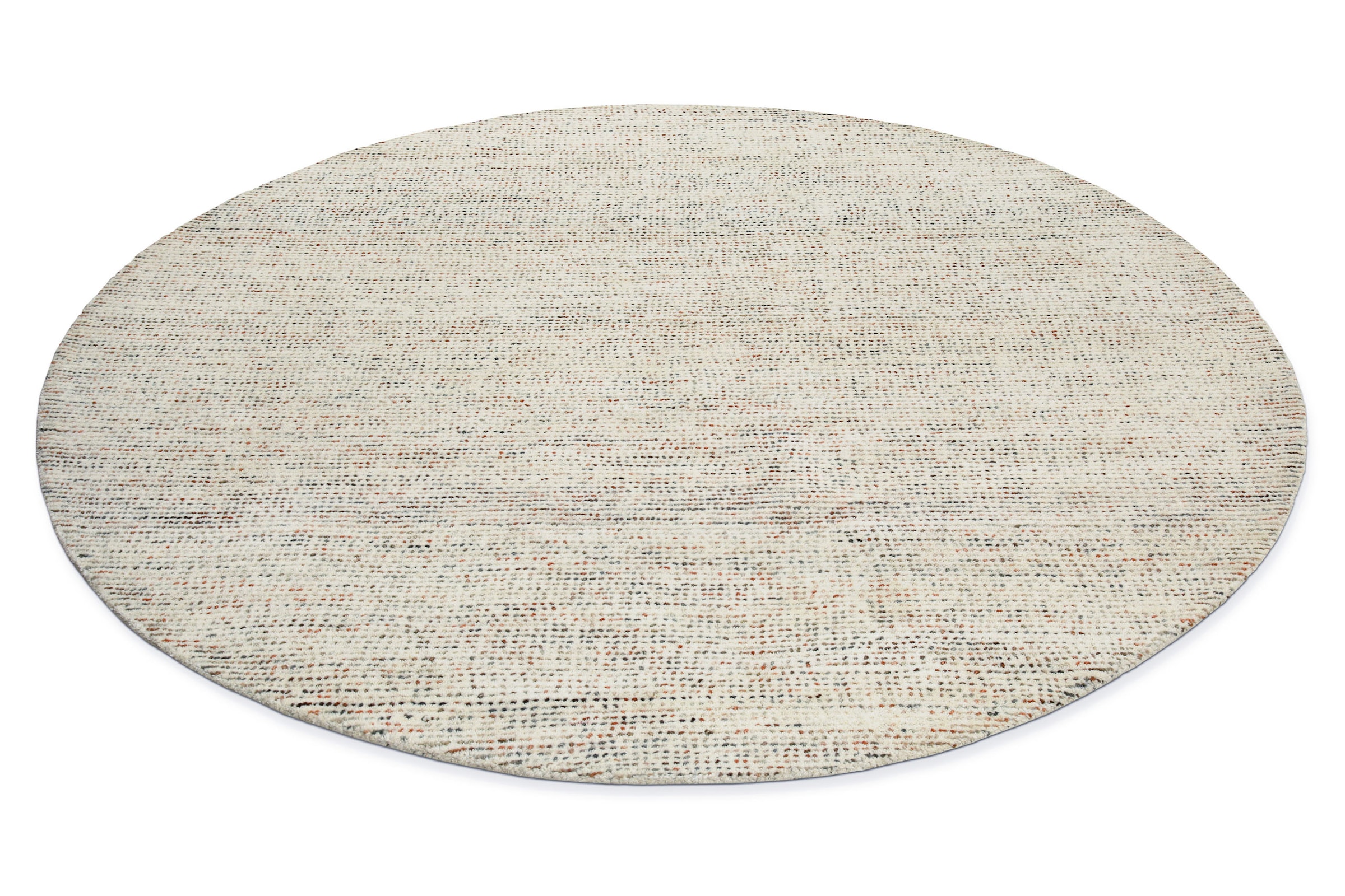 Wecon home Teppich »Hamptons THIRTYTWO«, rund, 15 mm Höhe, Kurzflor, Wohnzimmer, Schlafzimmer, elegant, robust, Linien Muster