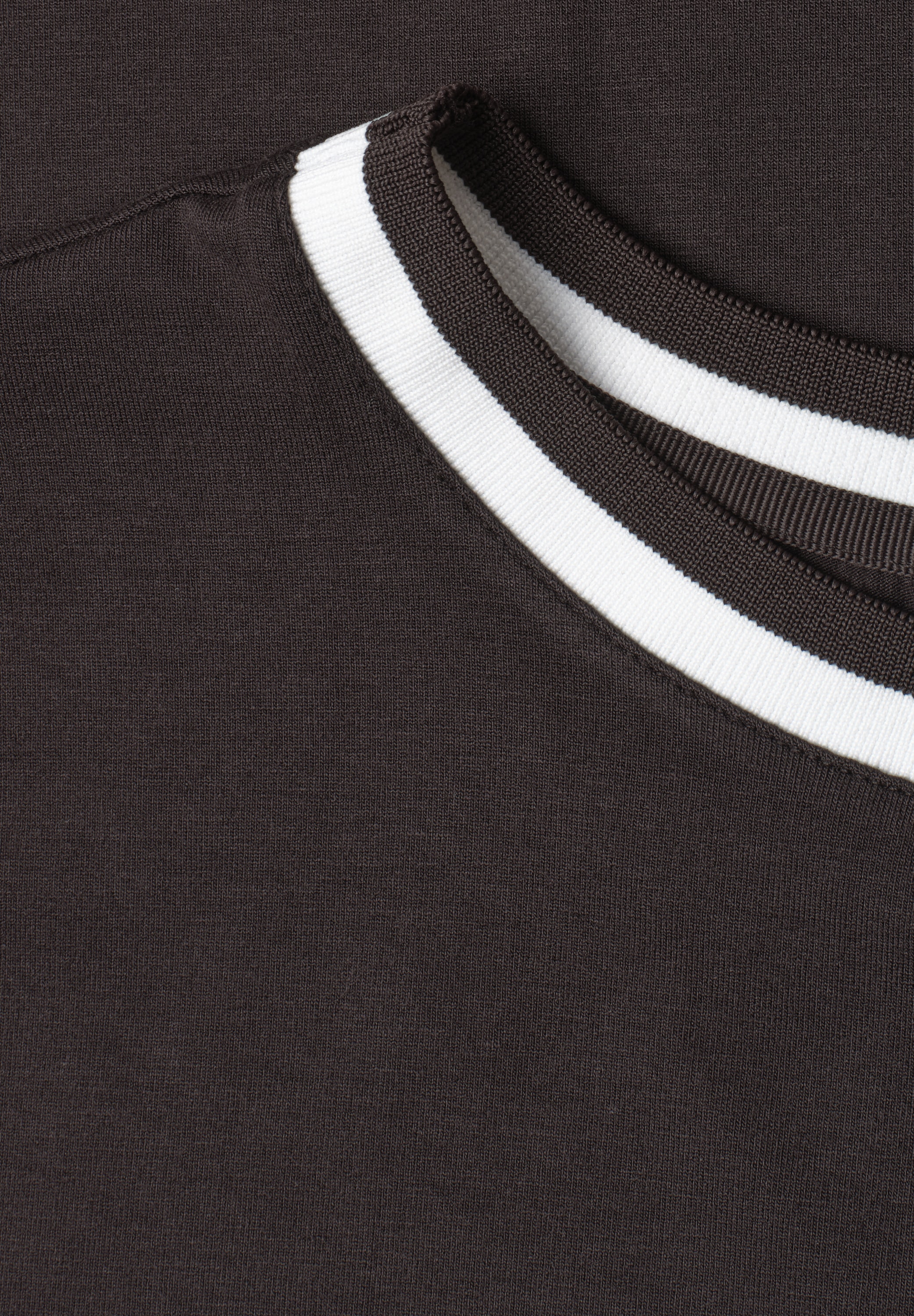 STREET ONE Kurzarmshirt Sommershirt mit Kontrastdetails