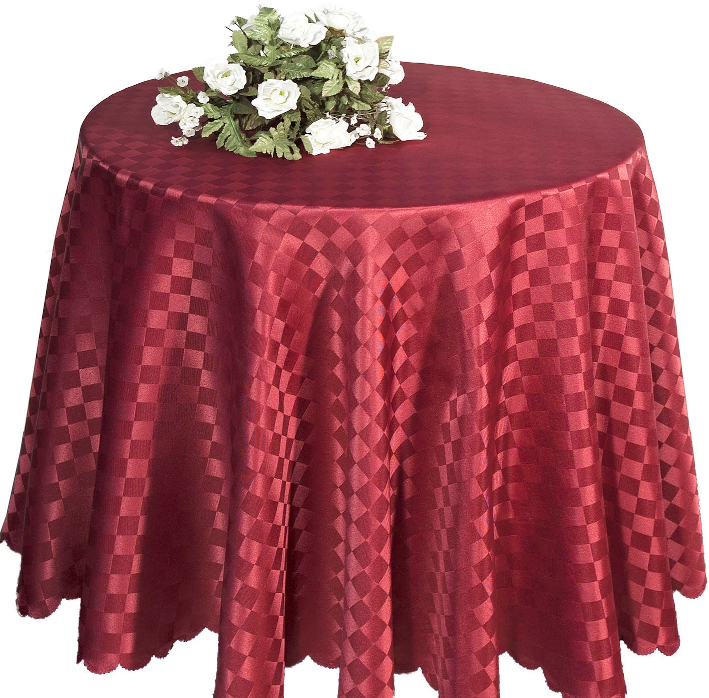 Delindo Lifestyle Tischdecke »KARO allover«, Jacquardgewebe, 150 g/m²