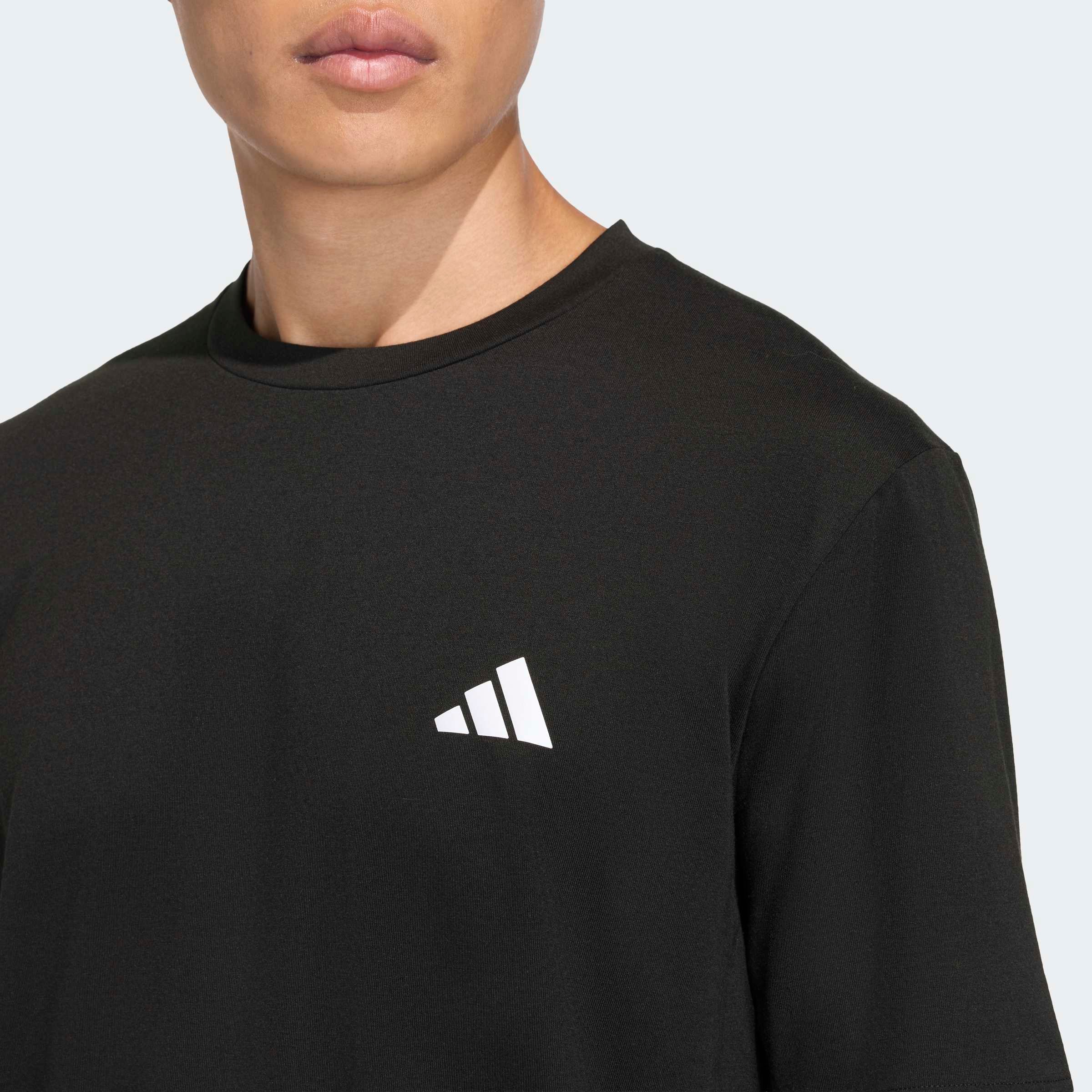adidas Performance T-Shirt »WORKOUT ESSENTIALS FEELREADY 3-STREIFEN« mit Rundhalsausschnitt, sportlicher Stil, aus Single Jersey