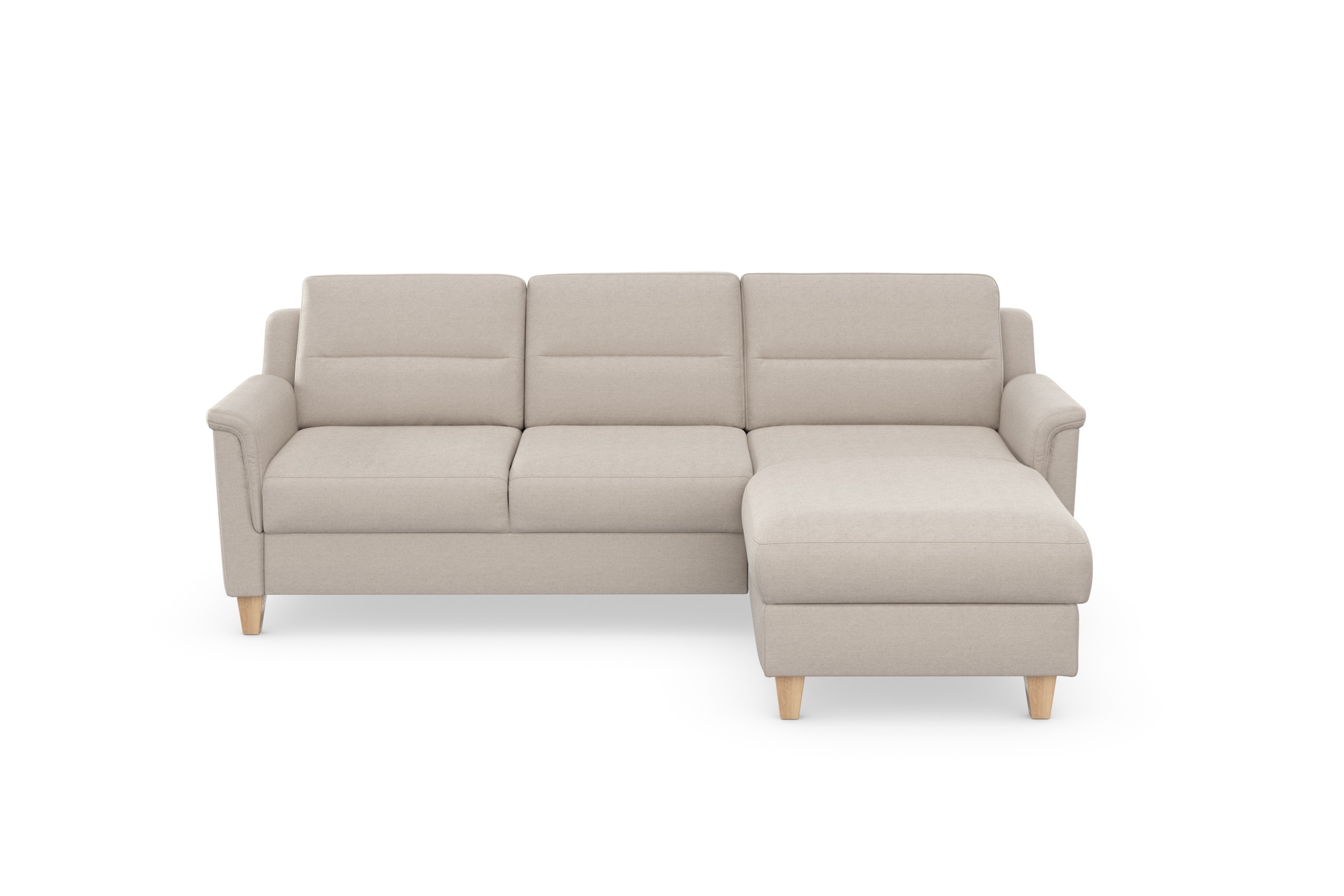 sit&more Ecksofa »Farö L-Form«, inklusive Federkern, wahlweise mit Bettfunktion und Bettkasten