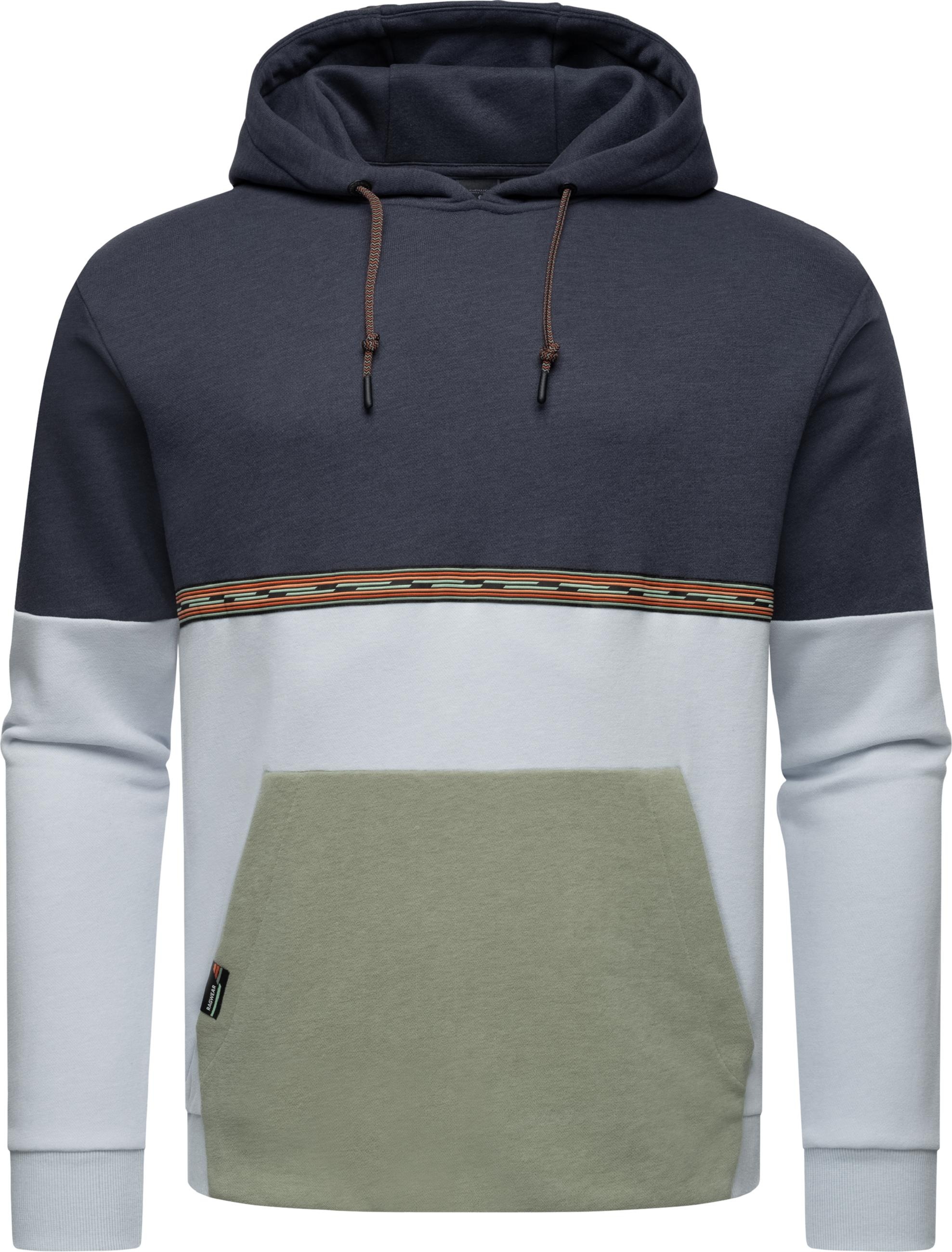 Hoodie »Hoodie Blocky Hoody«, Sportlicher Herren Kapuzenpullover mit Blockstreifen